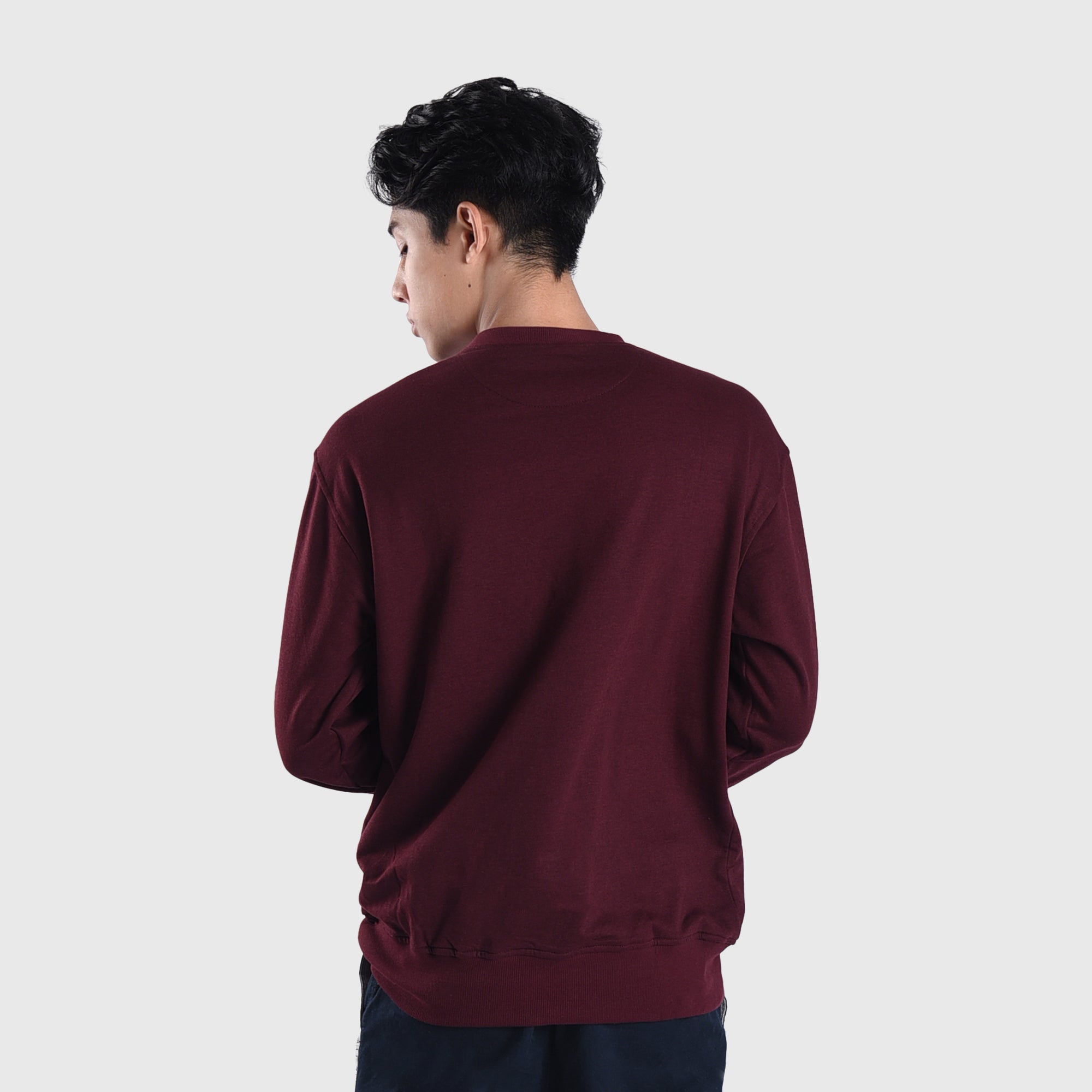 SS439 Maroon HD Sig Crewneck