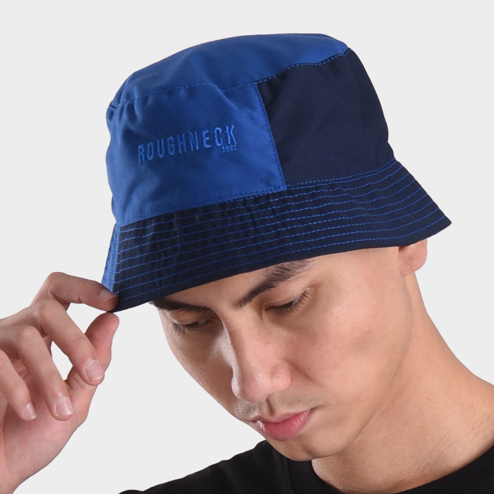 CP027 Navy Two Toned Bucket Hat