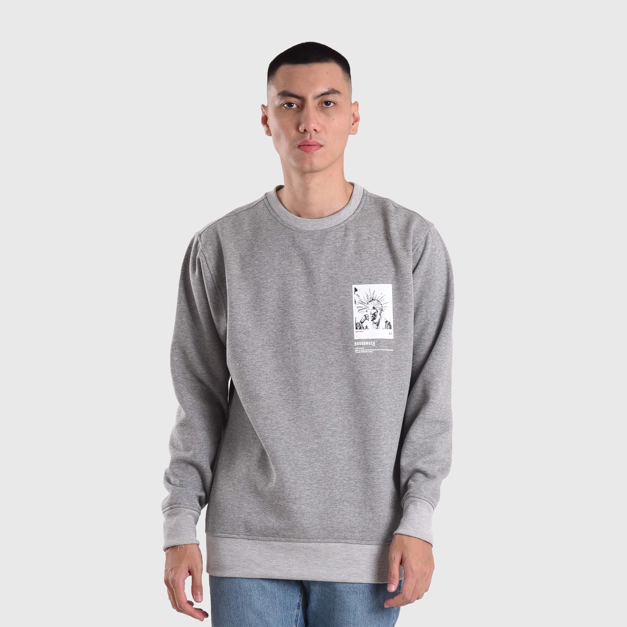 SS352 Pressing Grey Crewneck