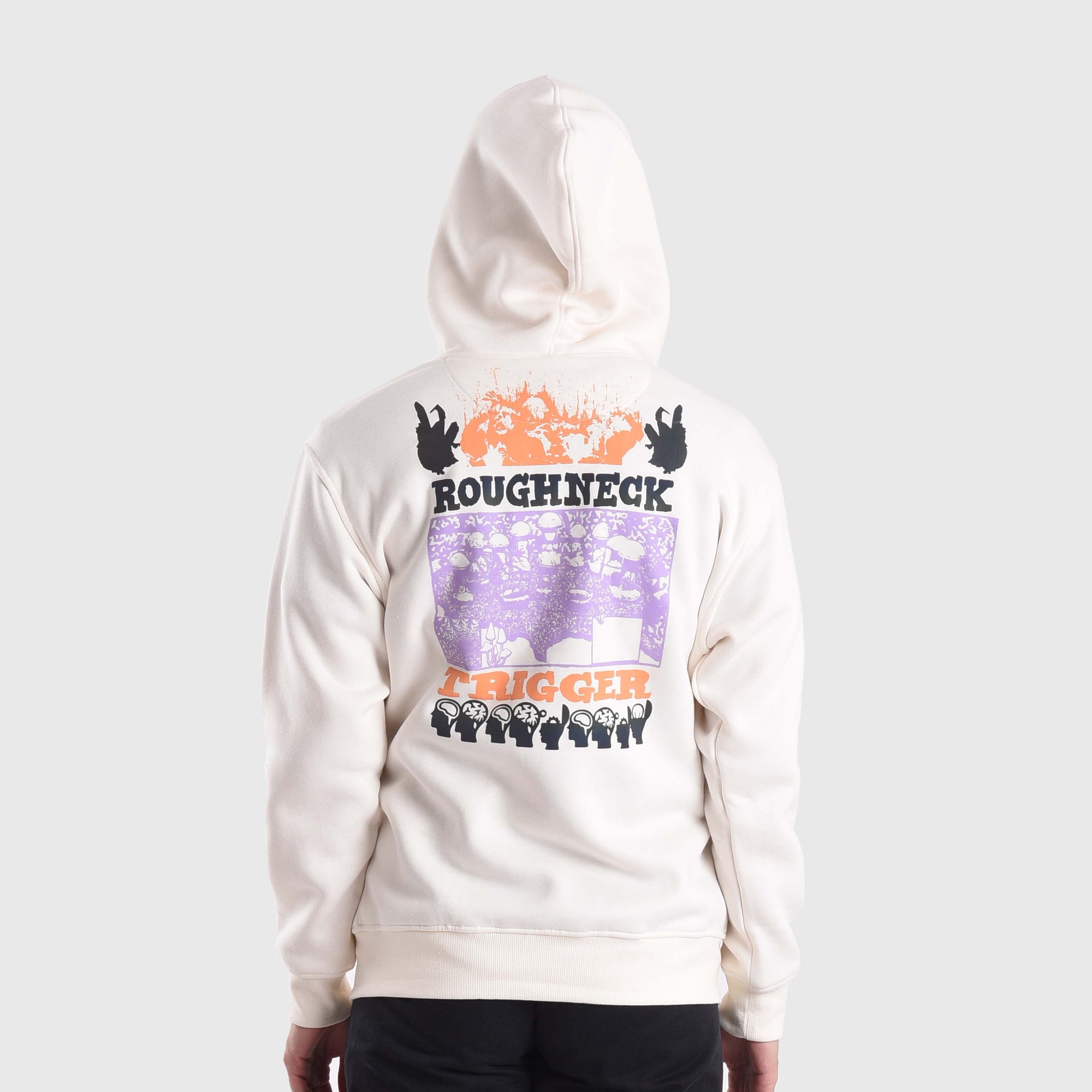 HZ059 White Trigger Hoodie