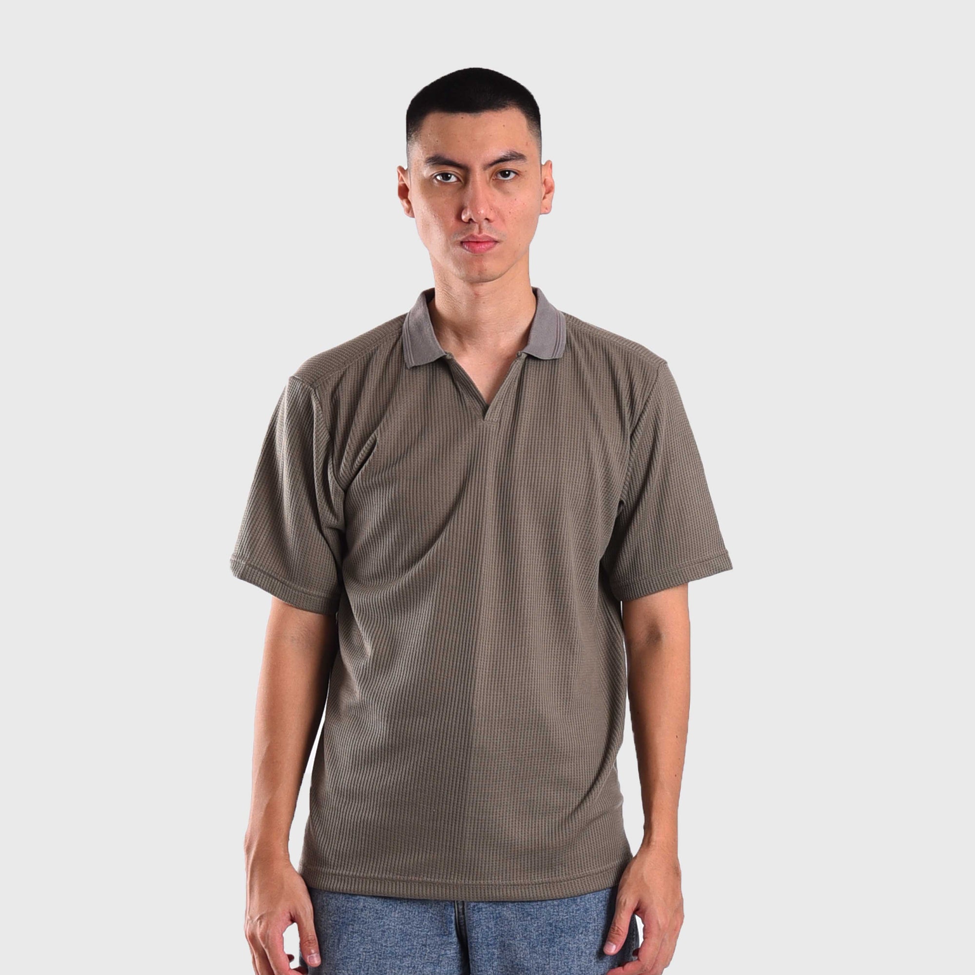 S009 Olive Mountain Hill Polo Shirt