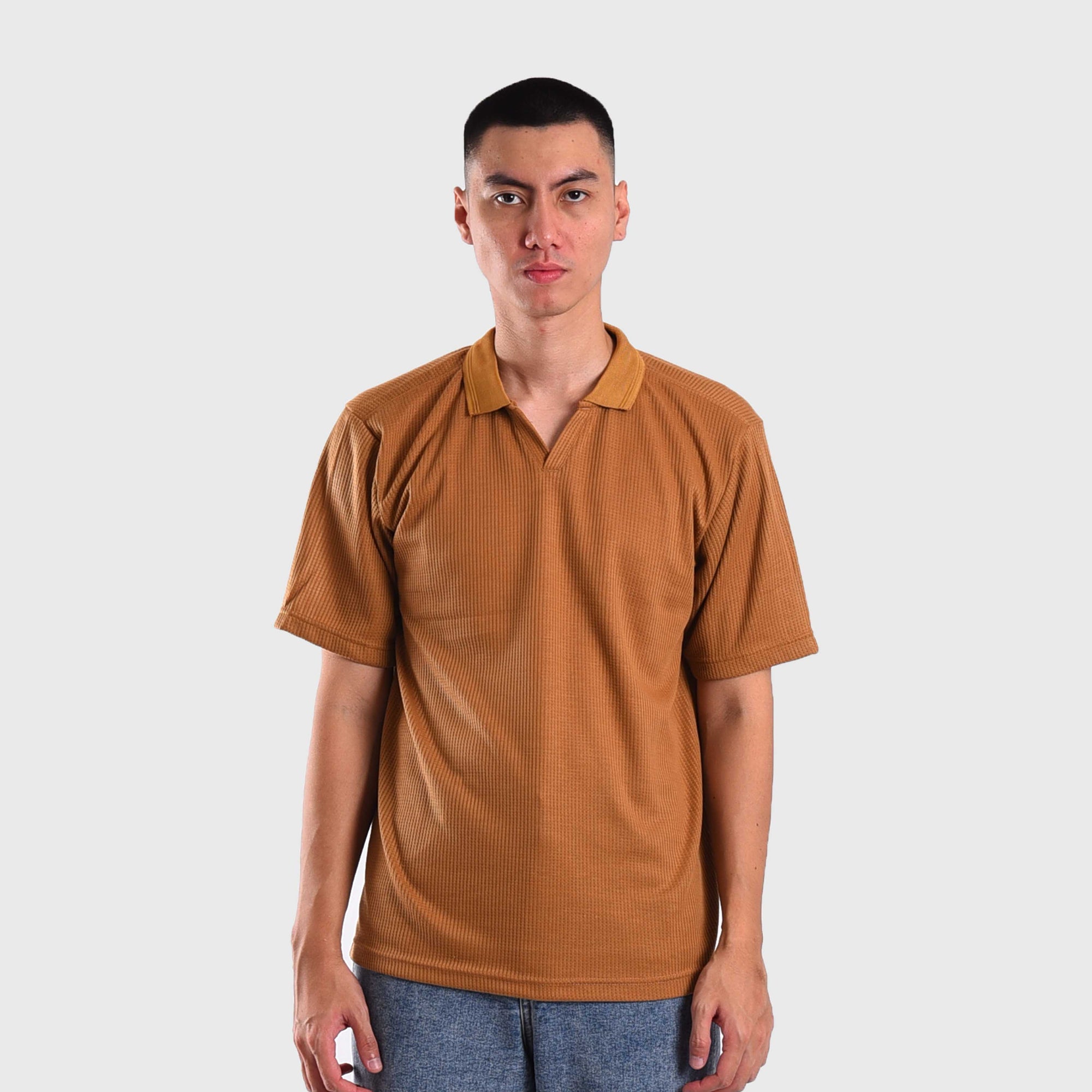 S012 Brown Mountain Hill Polo Shirt