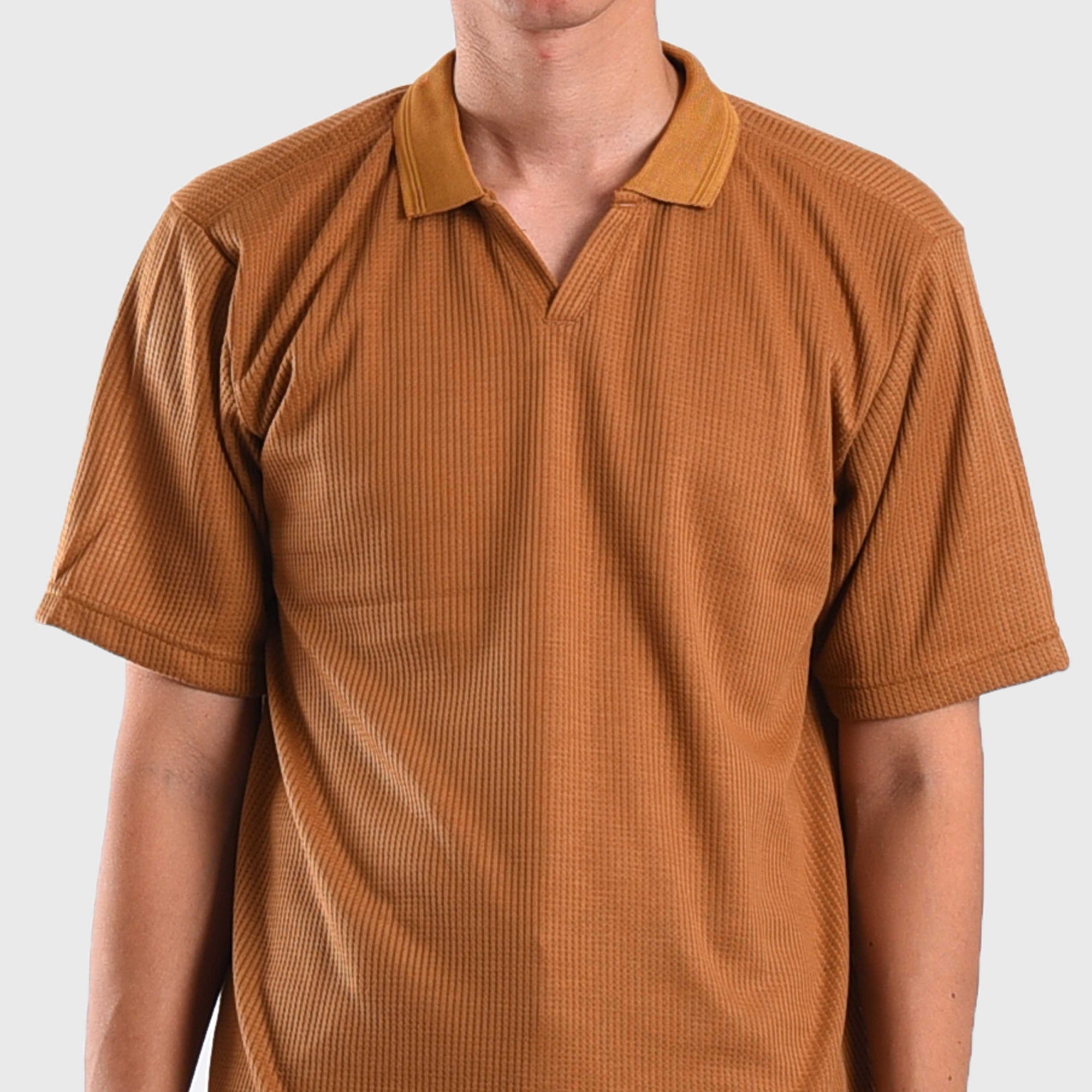 S012 Brown Mountain Hill Polo Shirt