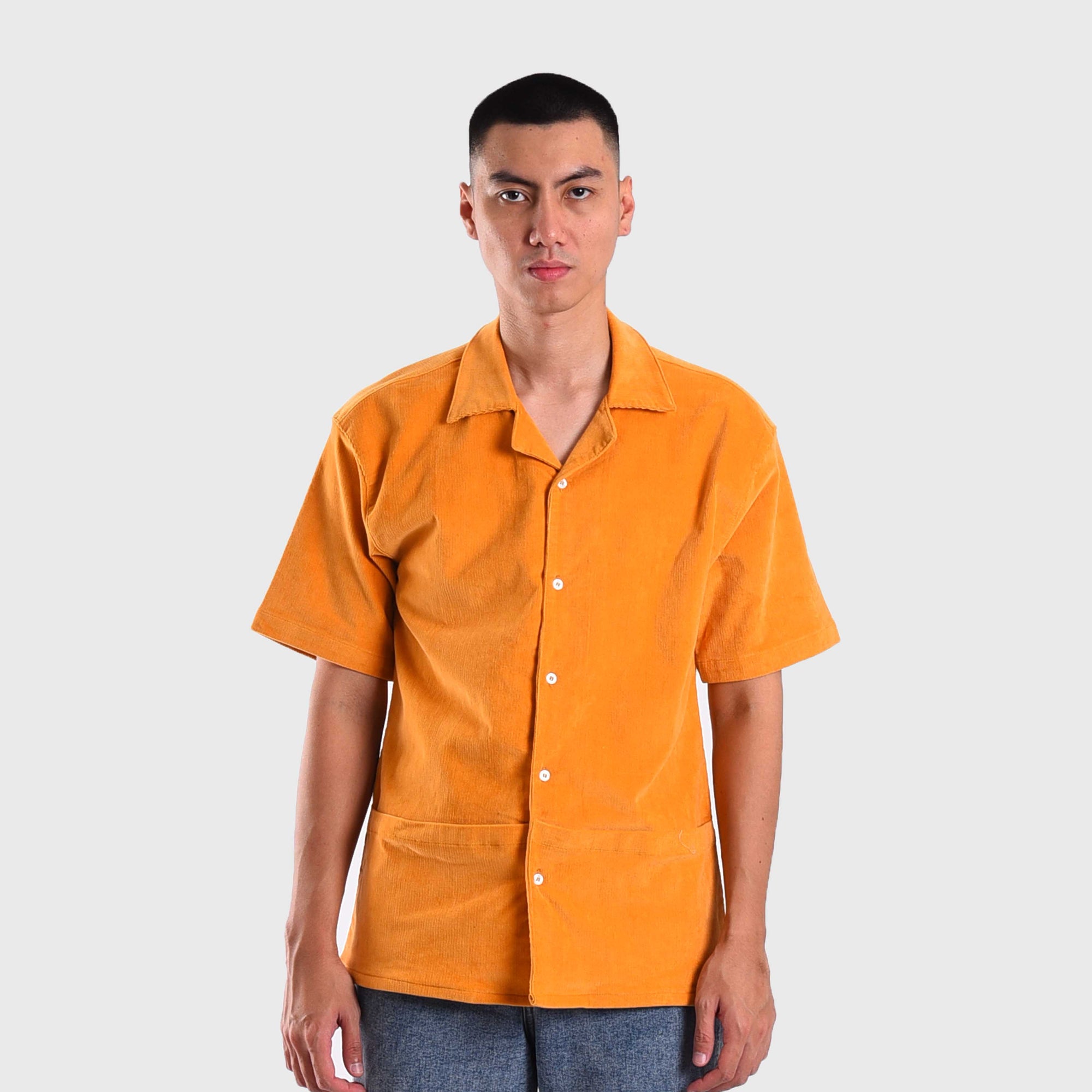 S002 Mustard Equipe Move Short Sleeve Shirt