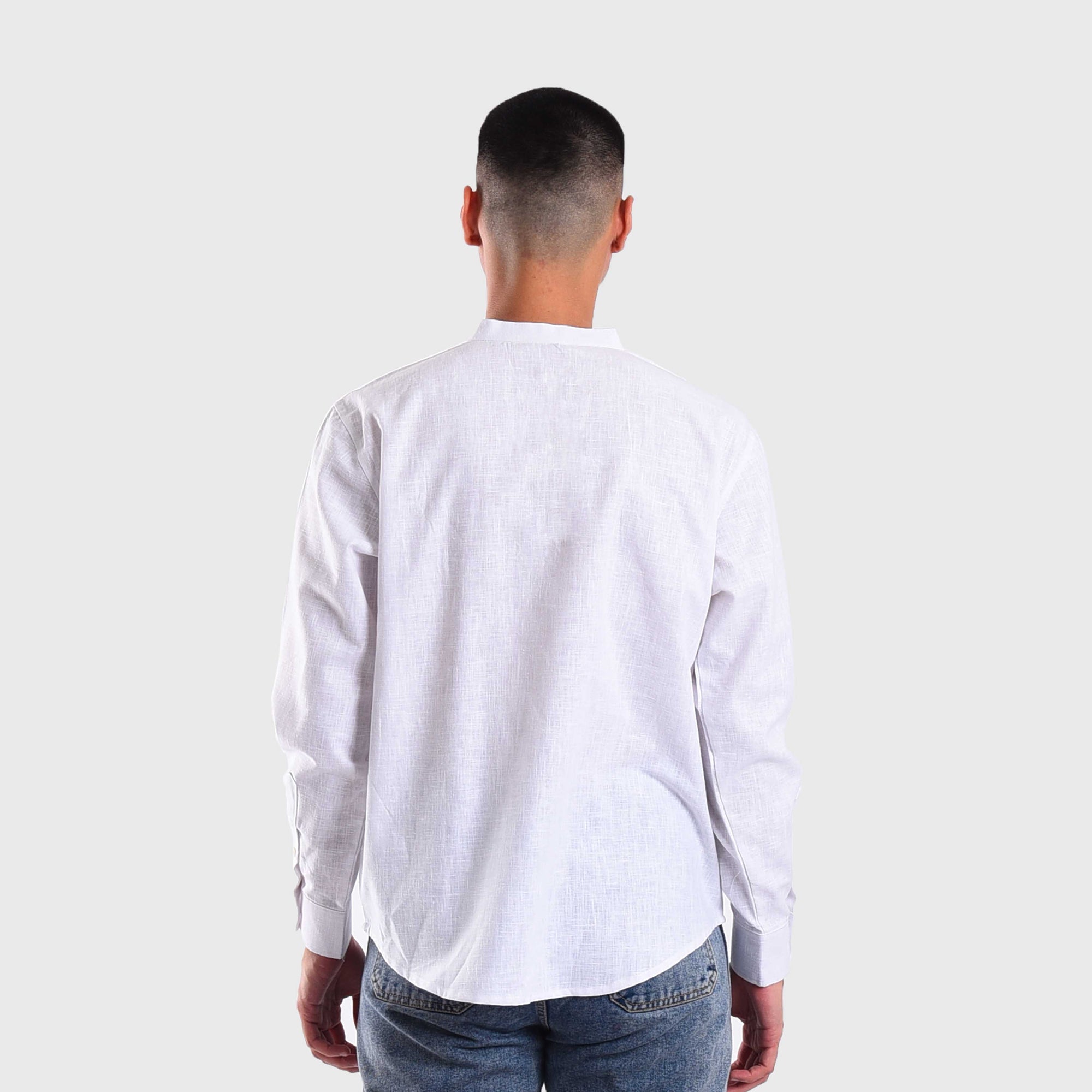 LS035 Broken White Garoef Lafoe Shirt