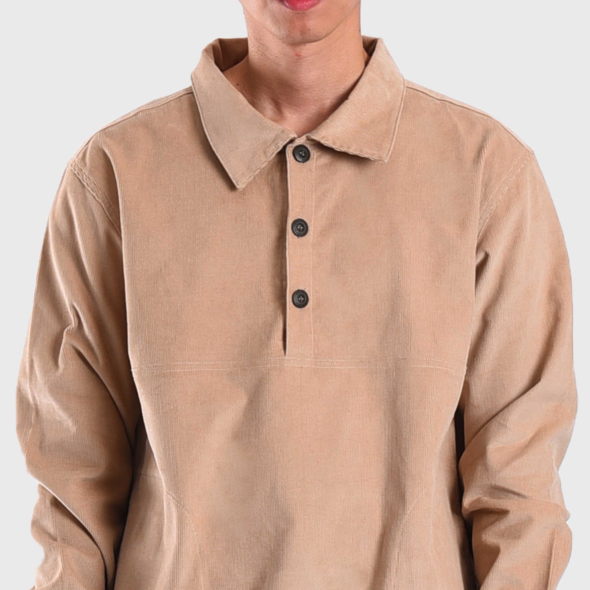 S005 Khaki Auncion Polo Shirt