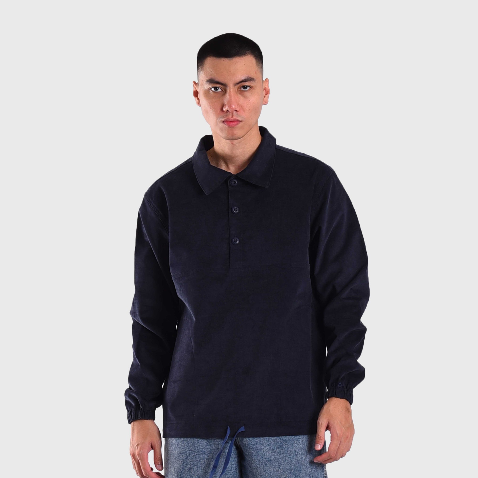 S006 Navy Auncion Polo Shirt