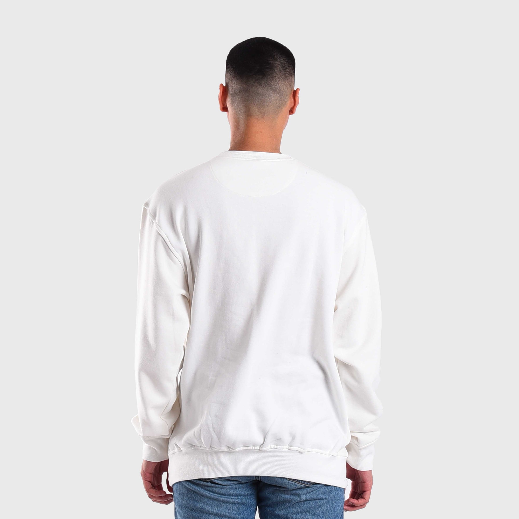 Roughneck SS534 White Decotype Dert Crewneck