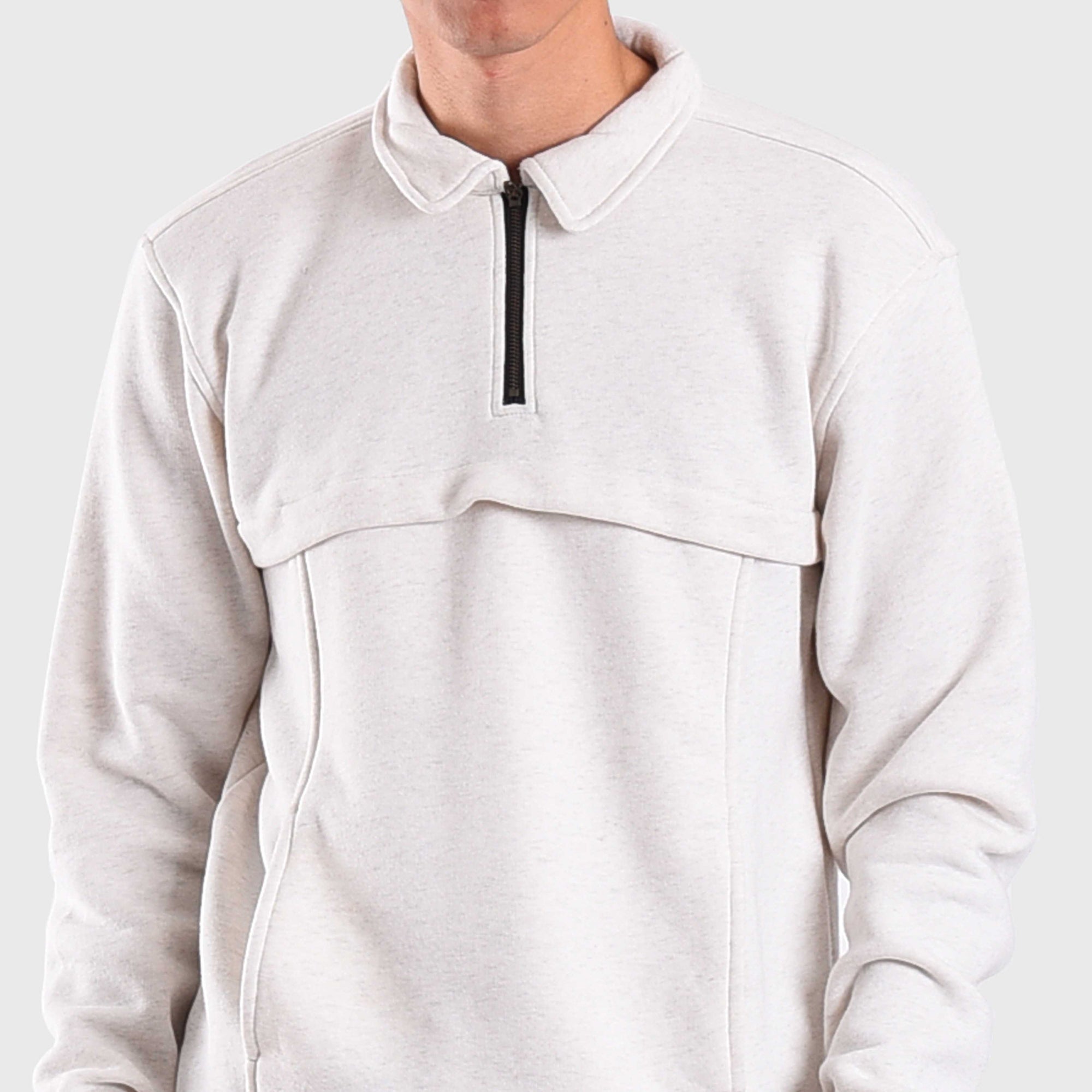 Roughneck VS001 Misty Grey Cappe Town Polo Crewneck