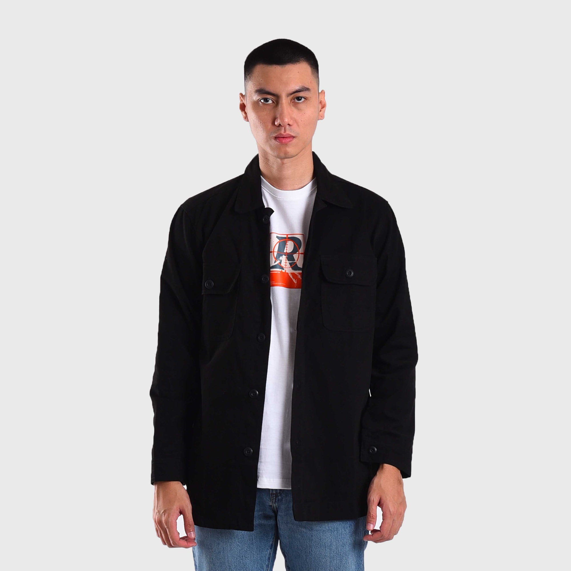 Roughneck TJ023 Black Vale Canvas Jacket