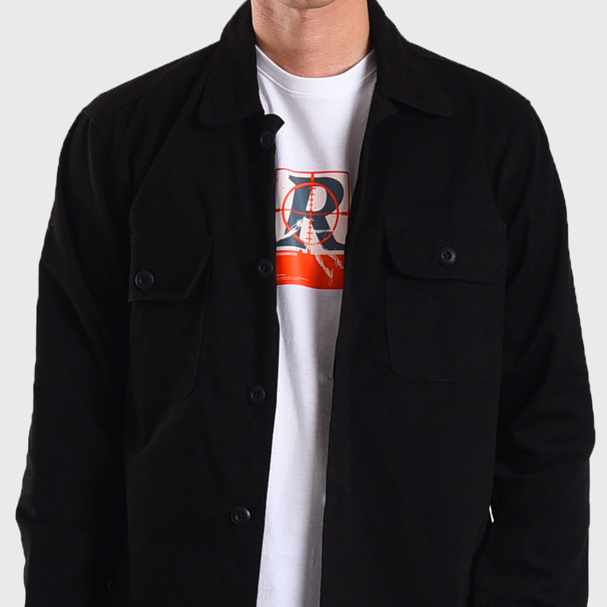 Roughneck TJ023 Black Vale Canvas Jacket