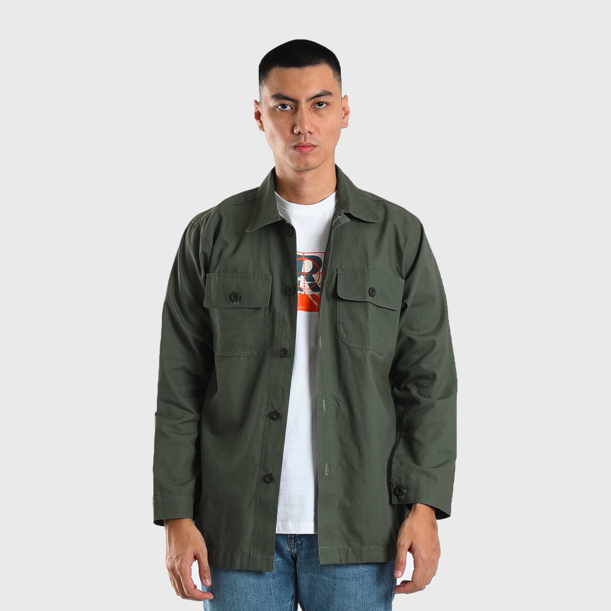 Roughneck TJ025 Army Vale Canvas Jacket