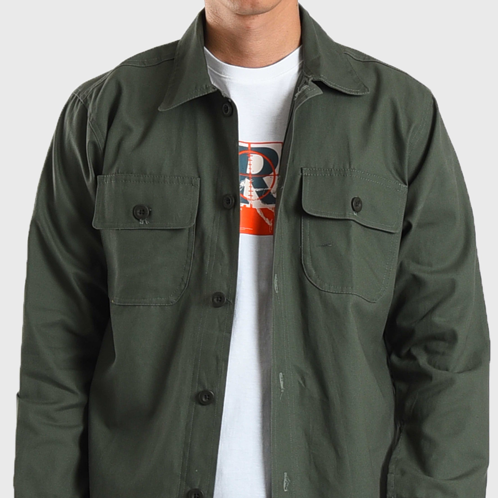 Roughneck TJ025 Army Vale Canvas Jacket