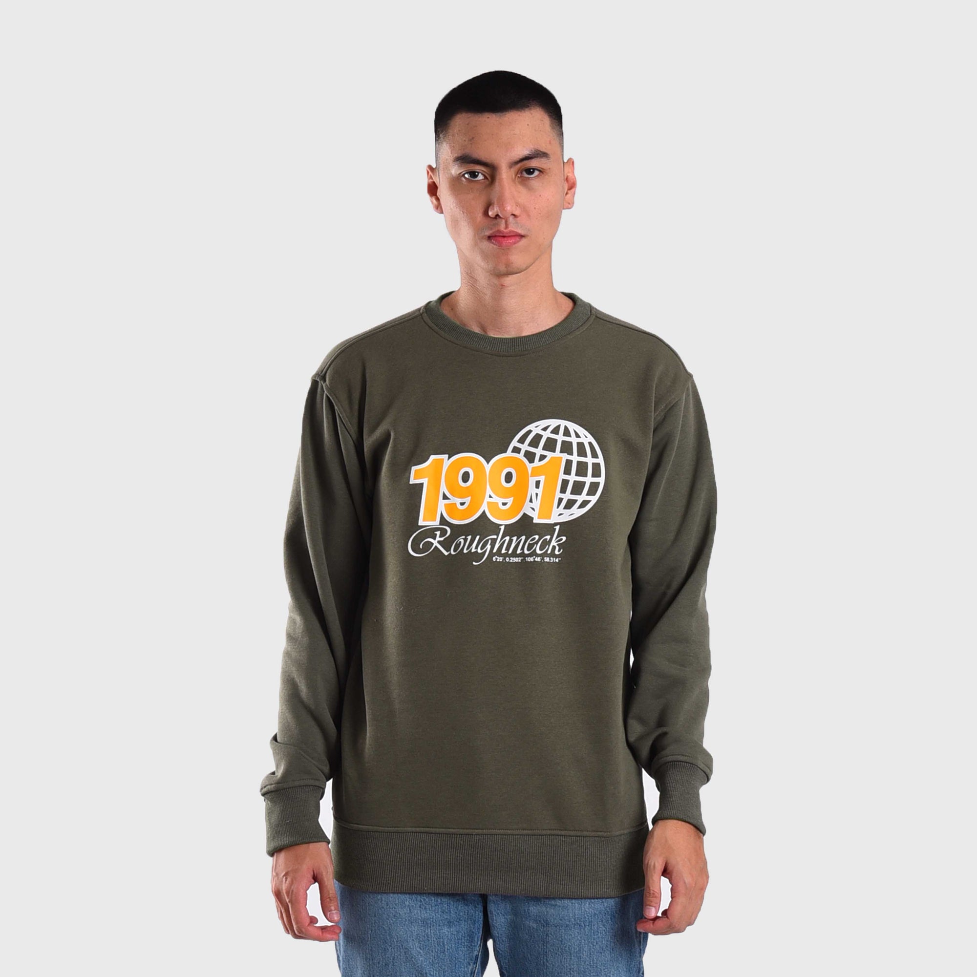 Roughneck SS344 1991 Nationale Army Crewneck