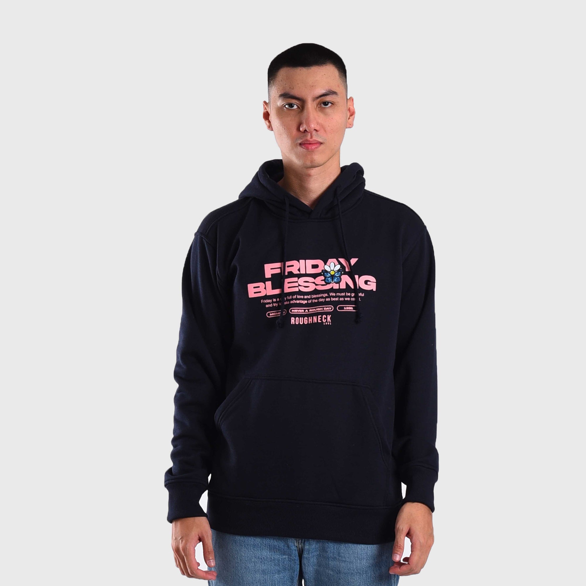 Roughneck H993 Navy Friday Blessing Hoodie