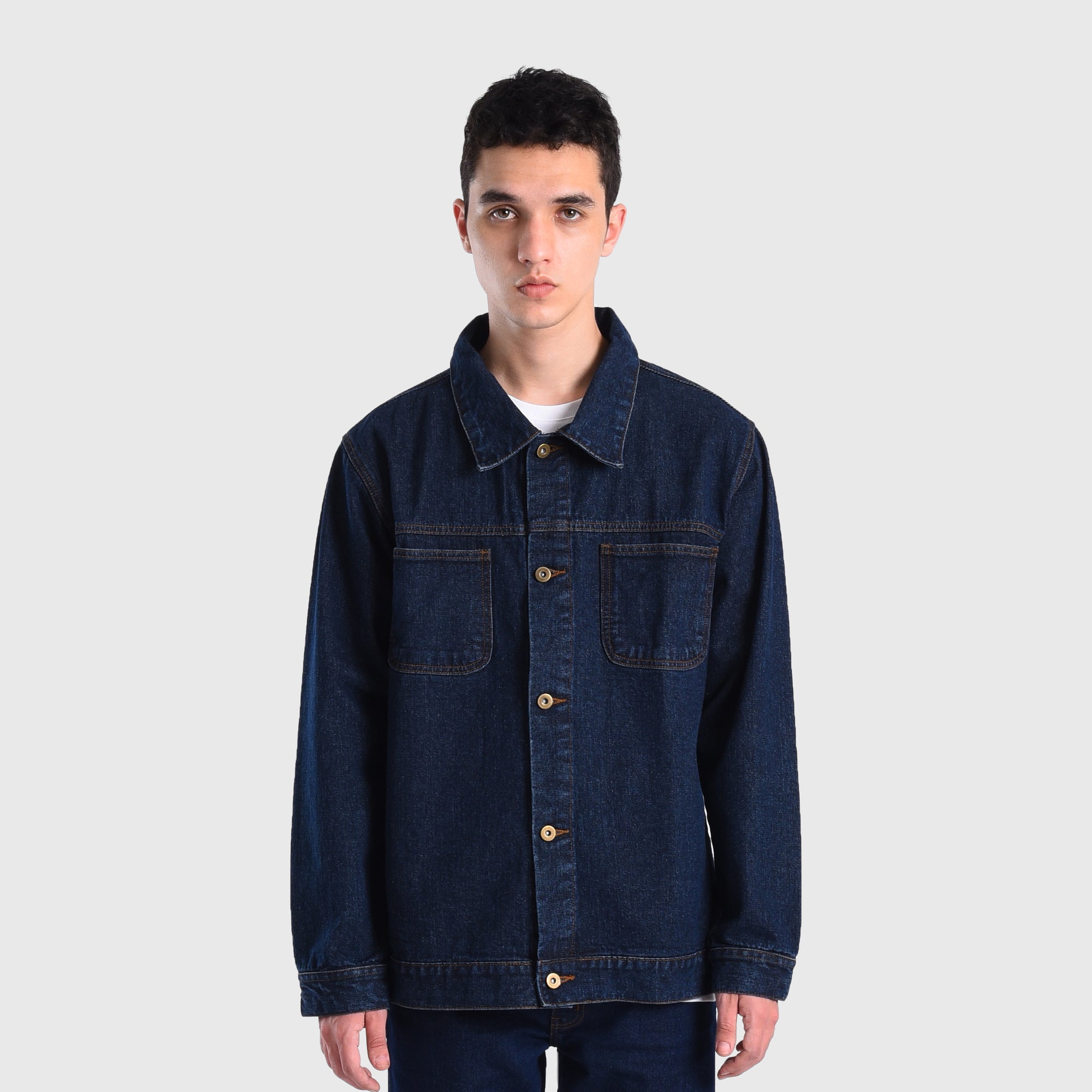 DN002 Indigo Rough Denim Jacket