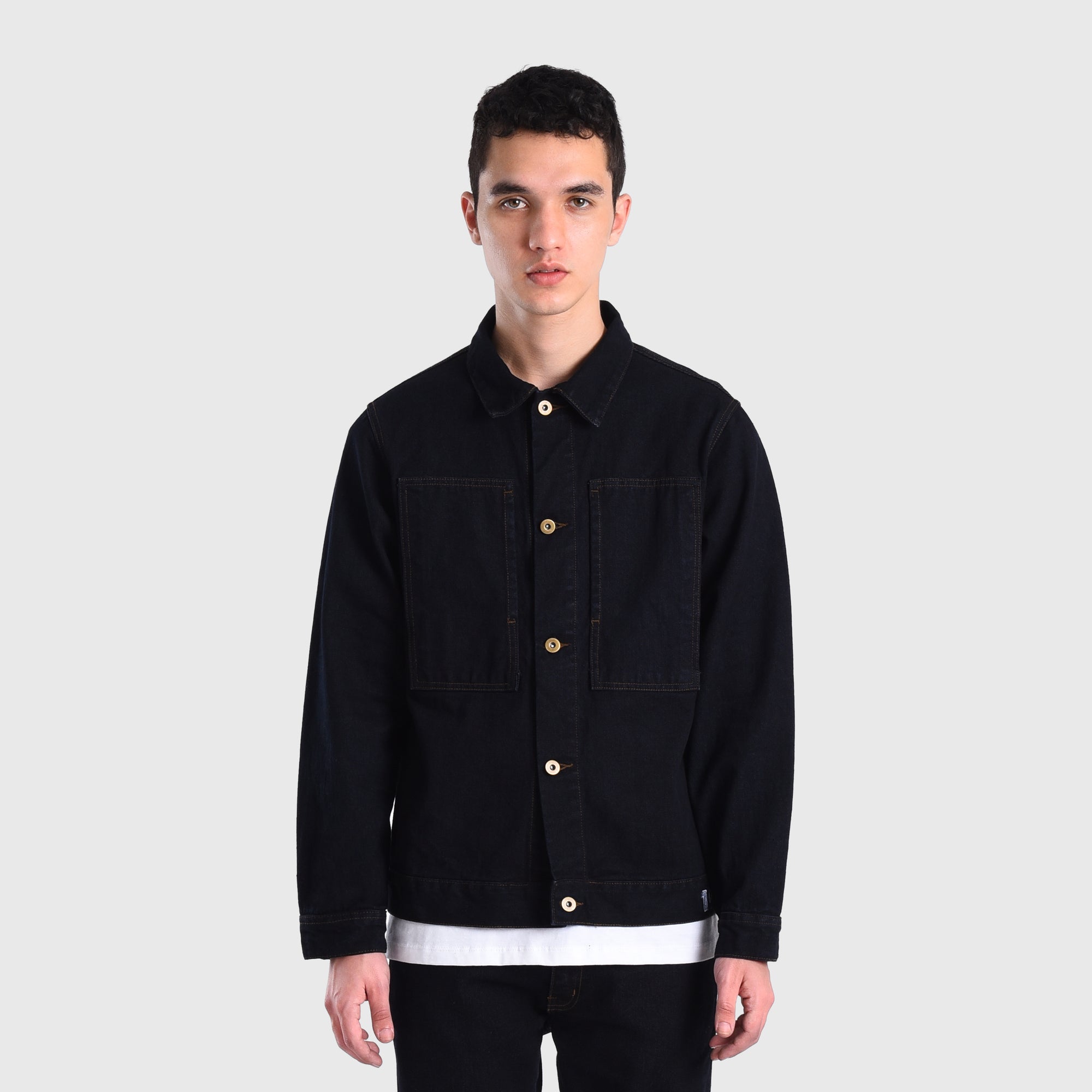 DN004 Blue Black 1991 Denim Jacket