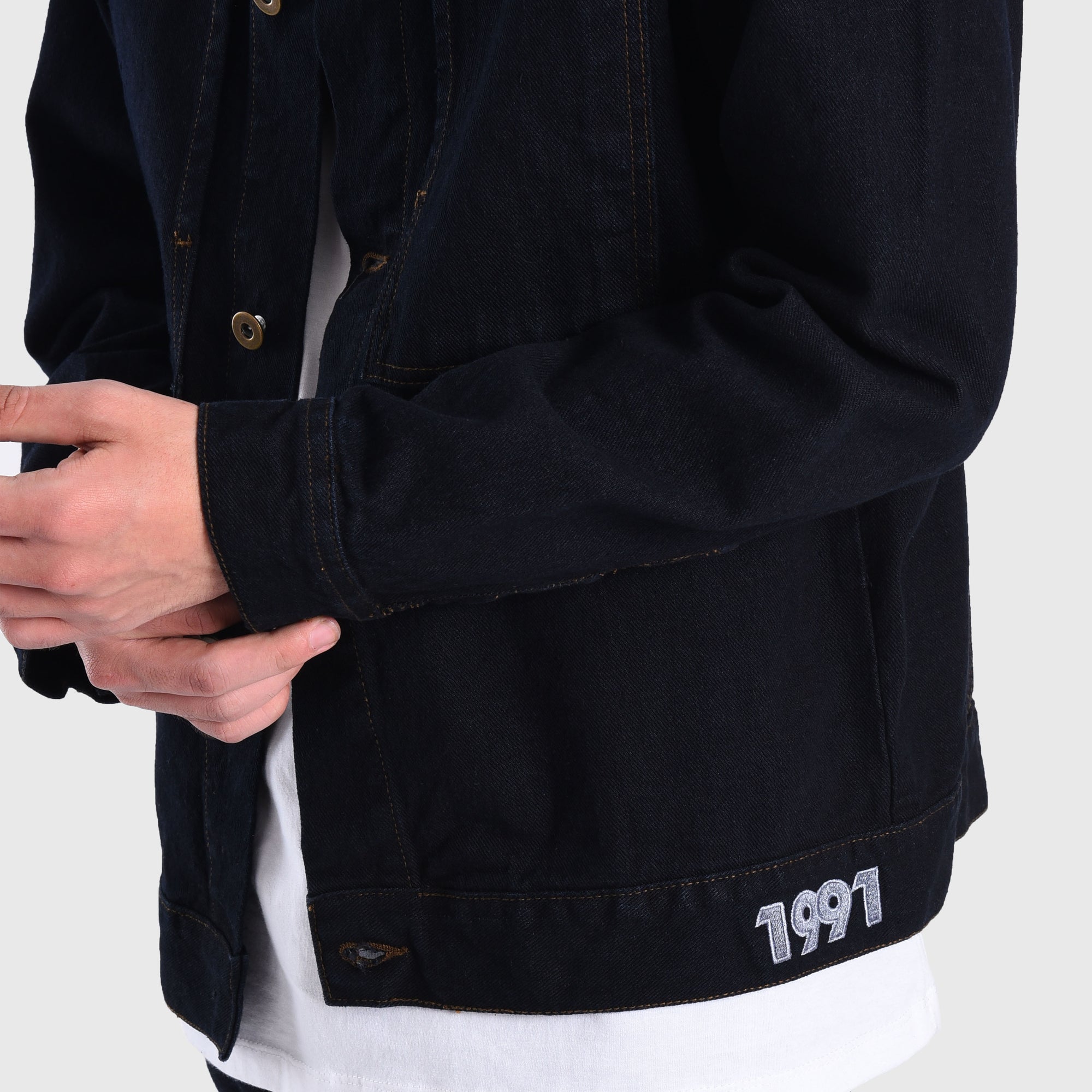 DN004 Blue Black 1991 Denim Jacket