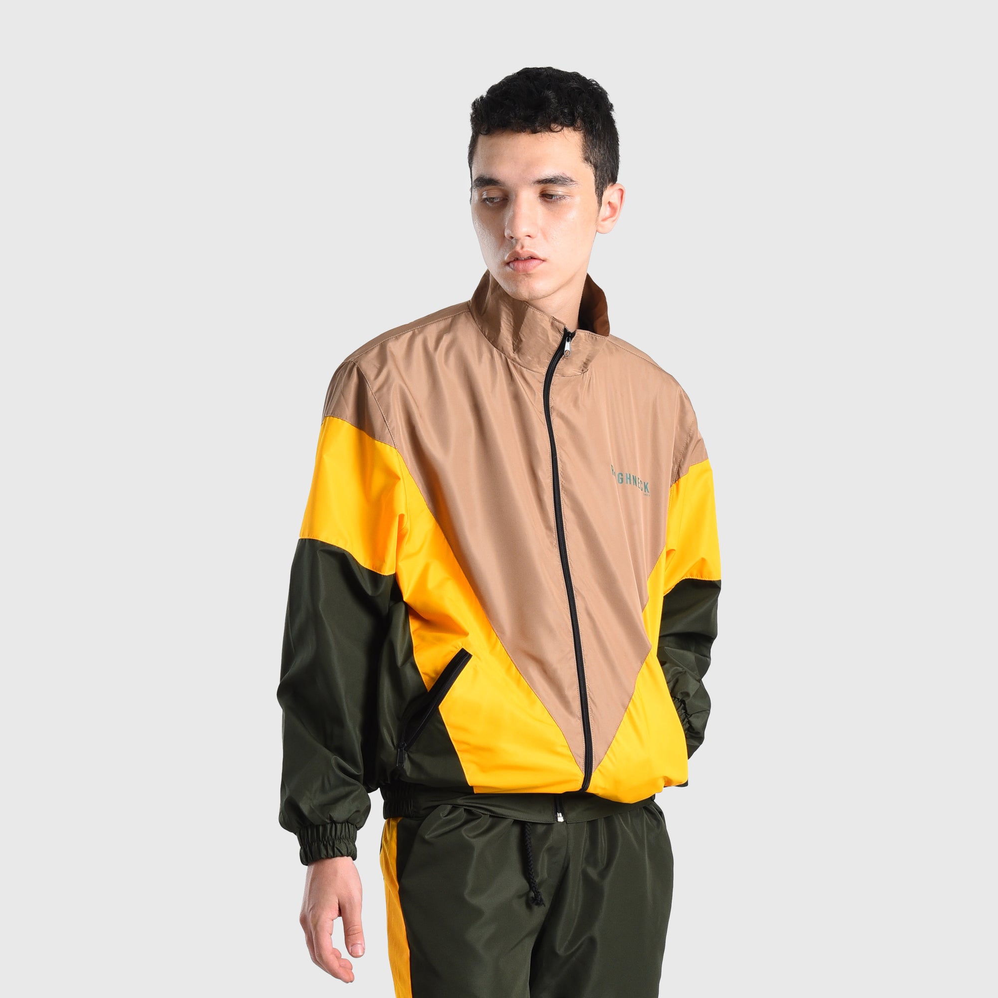 Roughneck B564 Forest Green Unlabeled Track Jacket