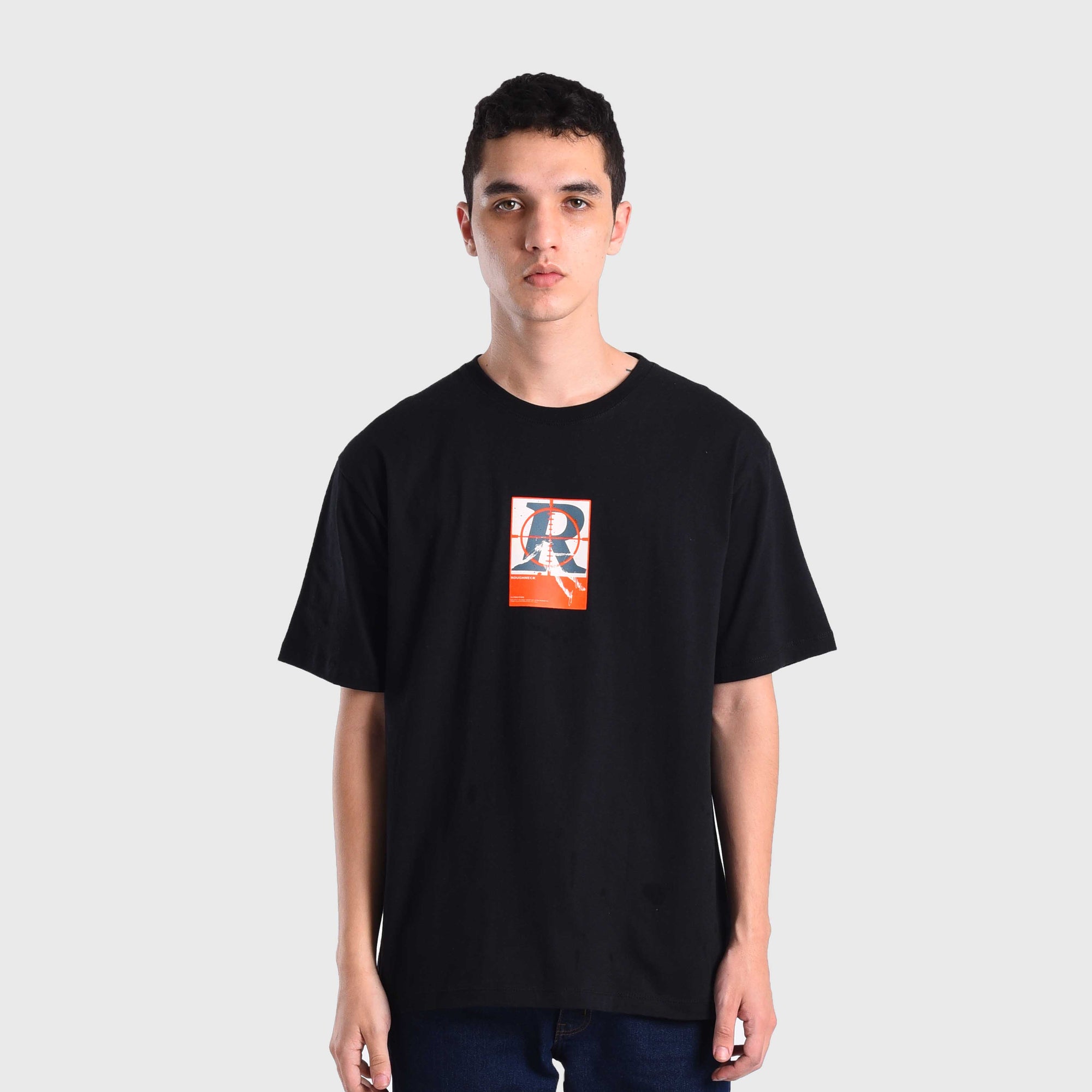 Roughneck T595 Black Reposition Tshirt