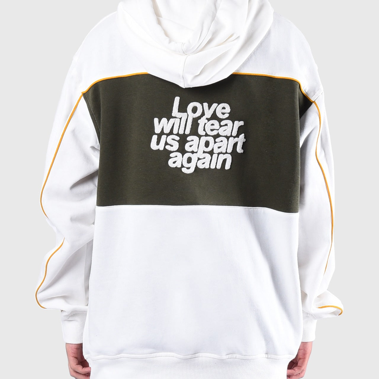 Roughneck H1030 Off White Love Will Tear Us Hoodie