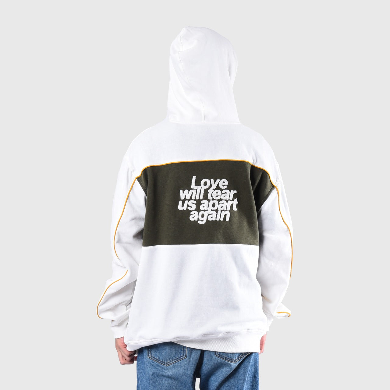 Roughneck H1030 Off White Love Will Tear Us Hoodie