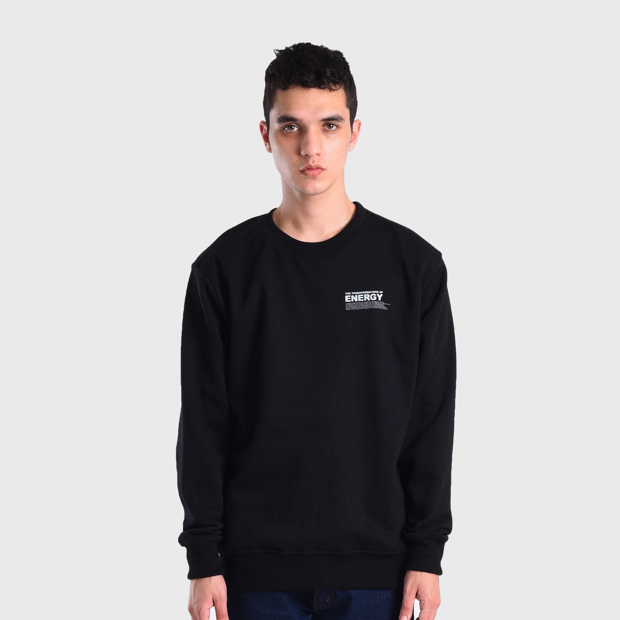 Roughneck SS545 Black Energy Transformed Crewneck