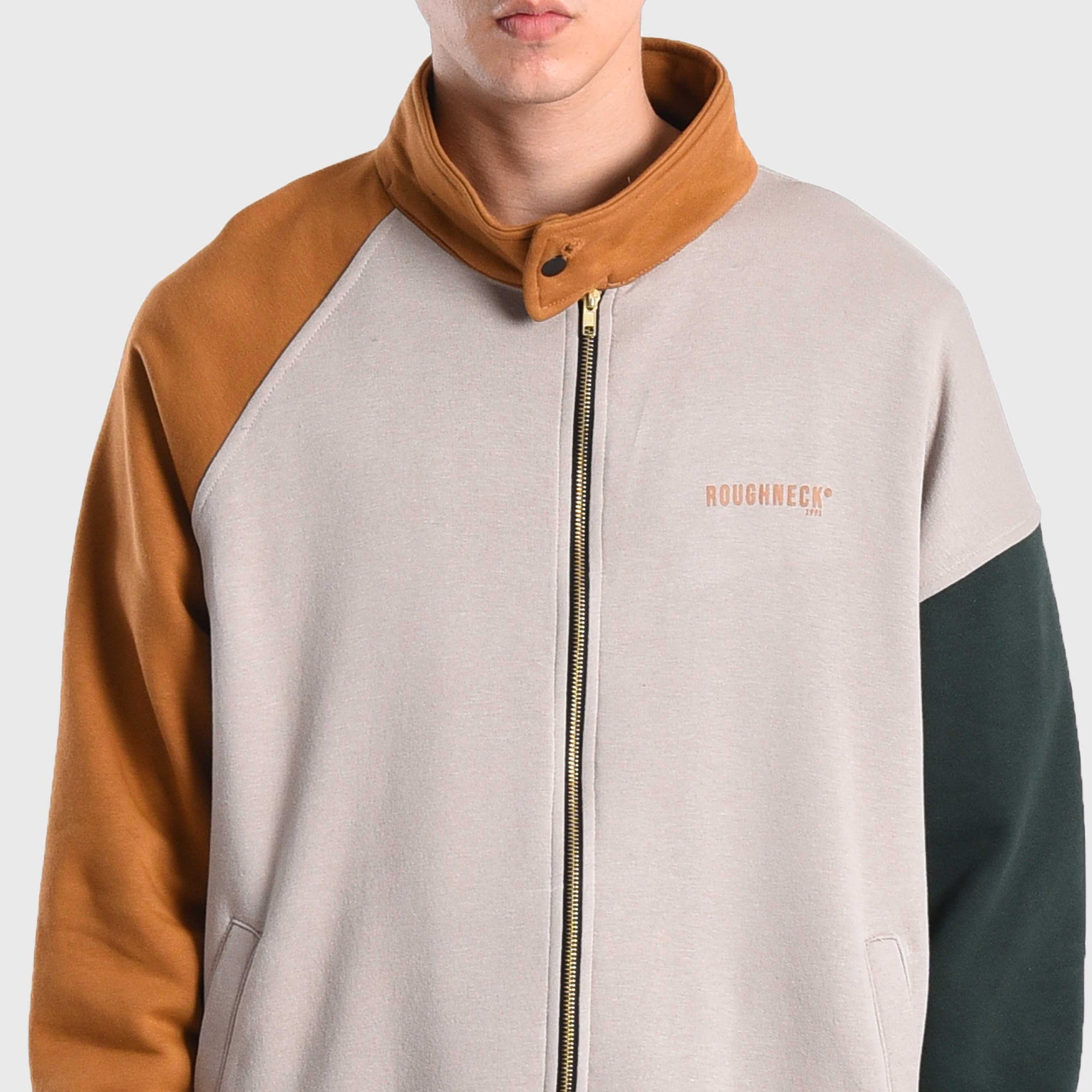 Roughneck SS549 Grey Prime Zipper Crewneck