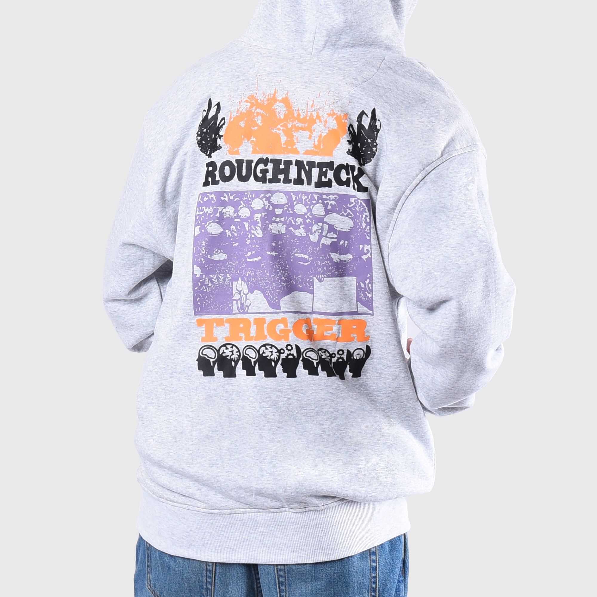 Roughneck HZ062 Misty Grey Trigger Hoodie