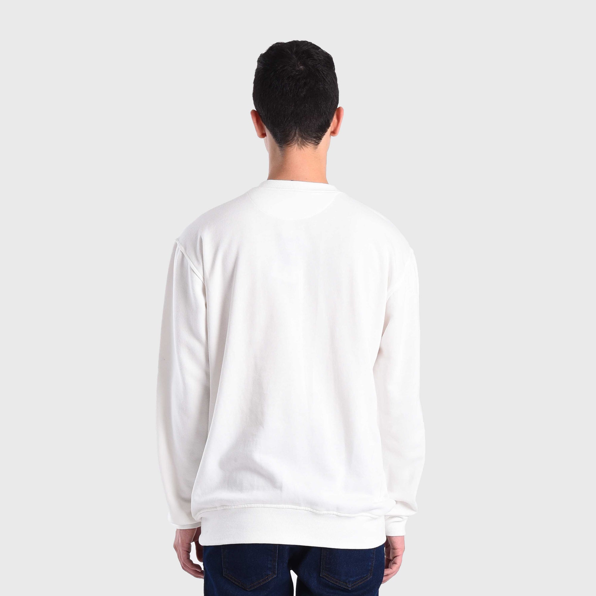 Roughneck SS547 White Reenergize Crewneck