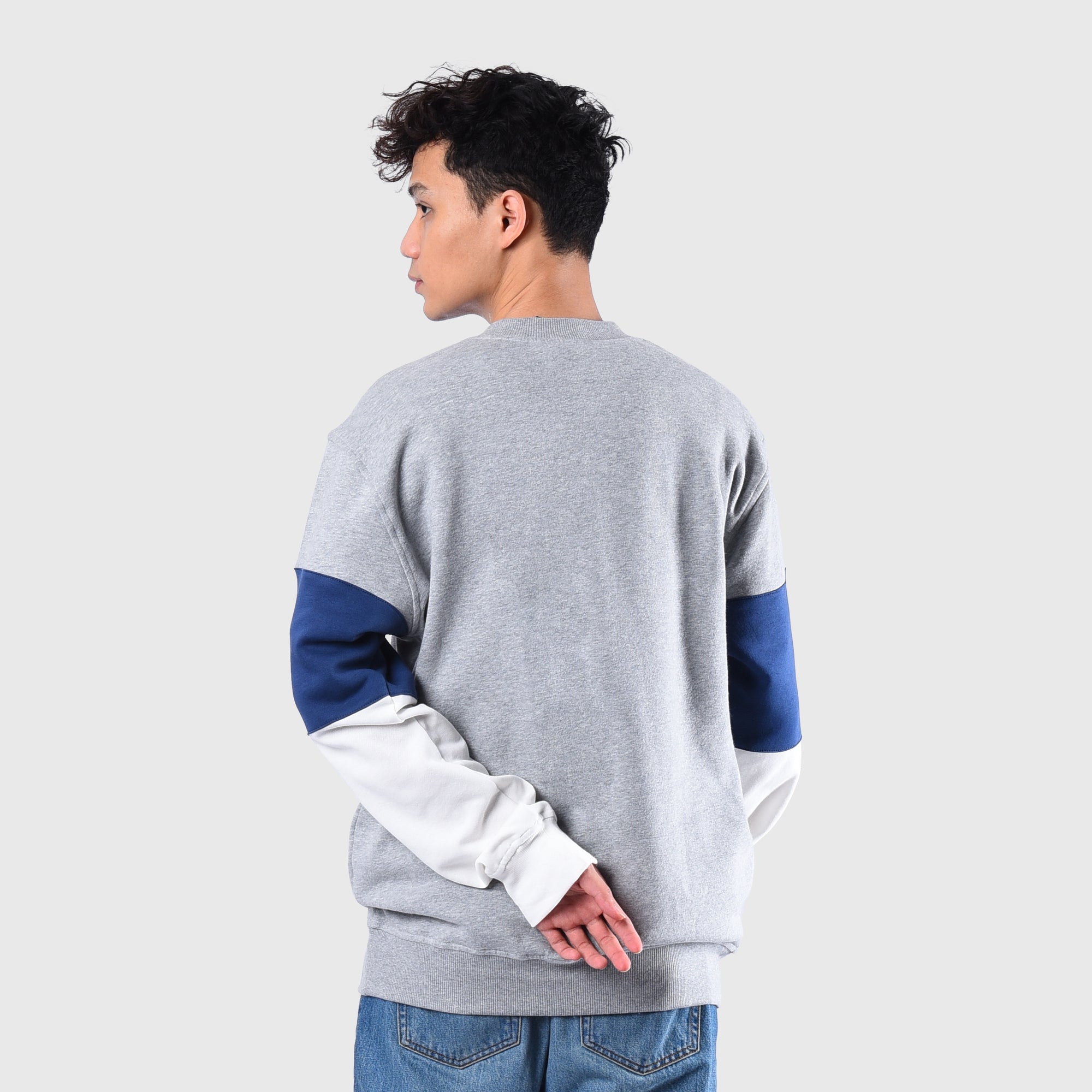 Roughneck SS557 Grey Schoolace Crewneck