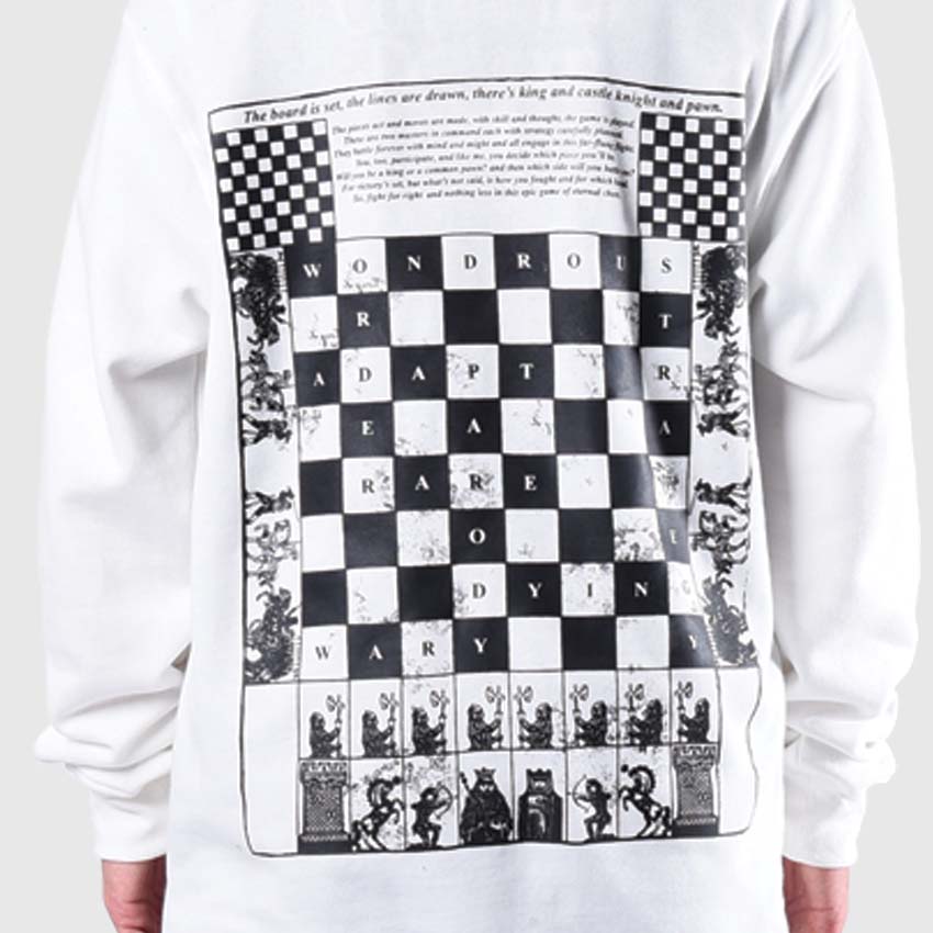 Roughneck SS558 Off White The Art Of War Crewneck