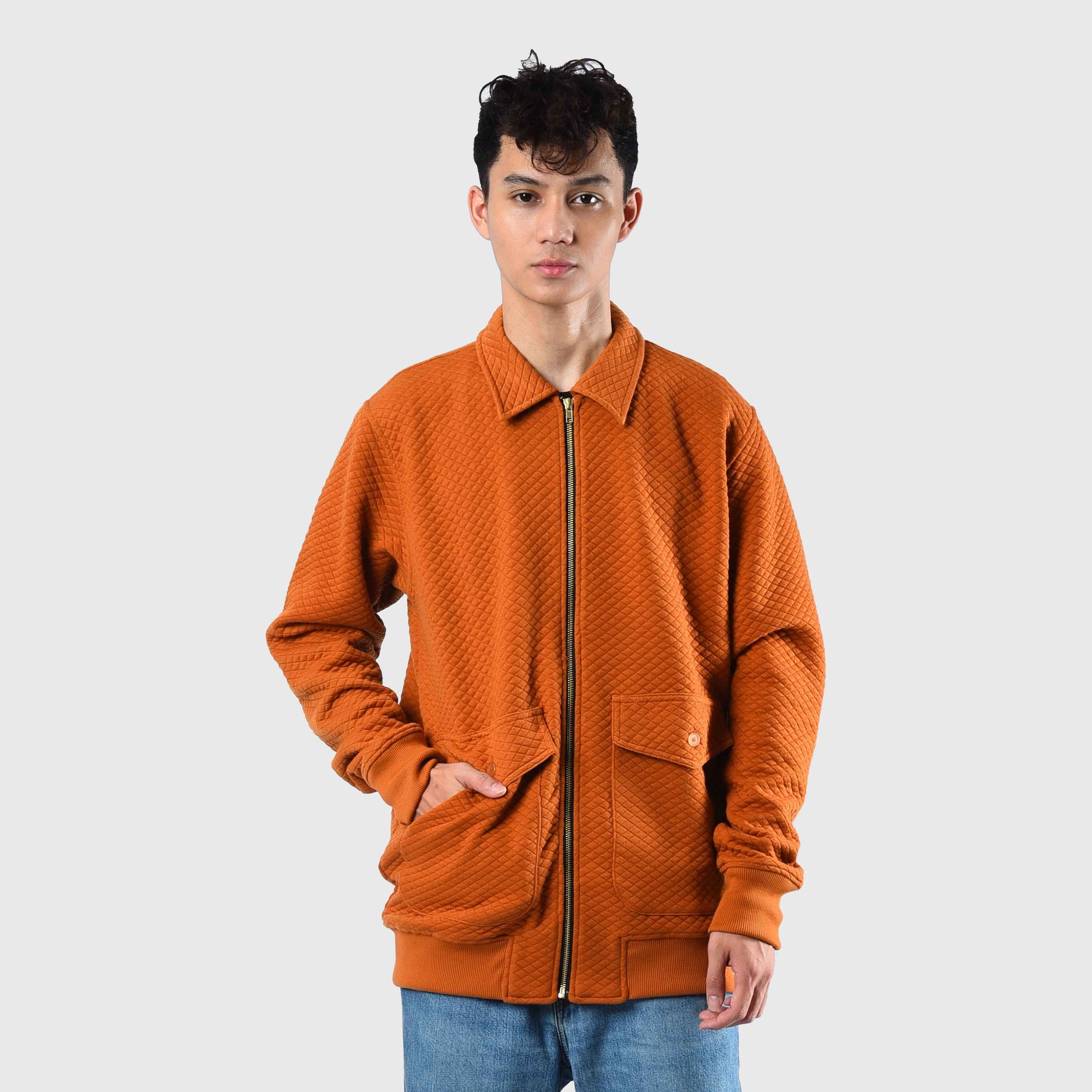 Roughneck BO007 Orange Swilla Coray Waffle Jacket