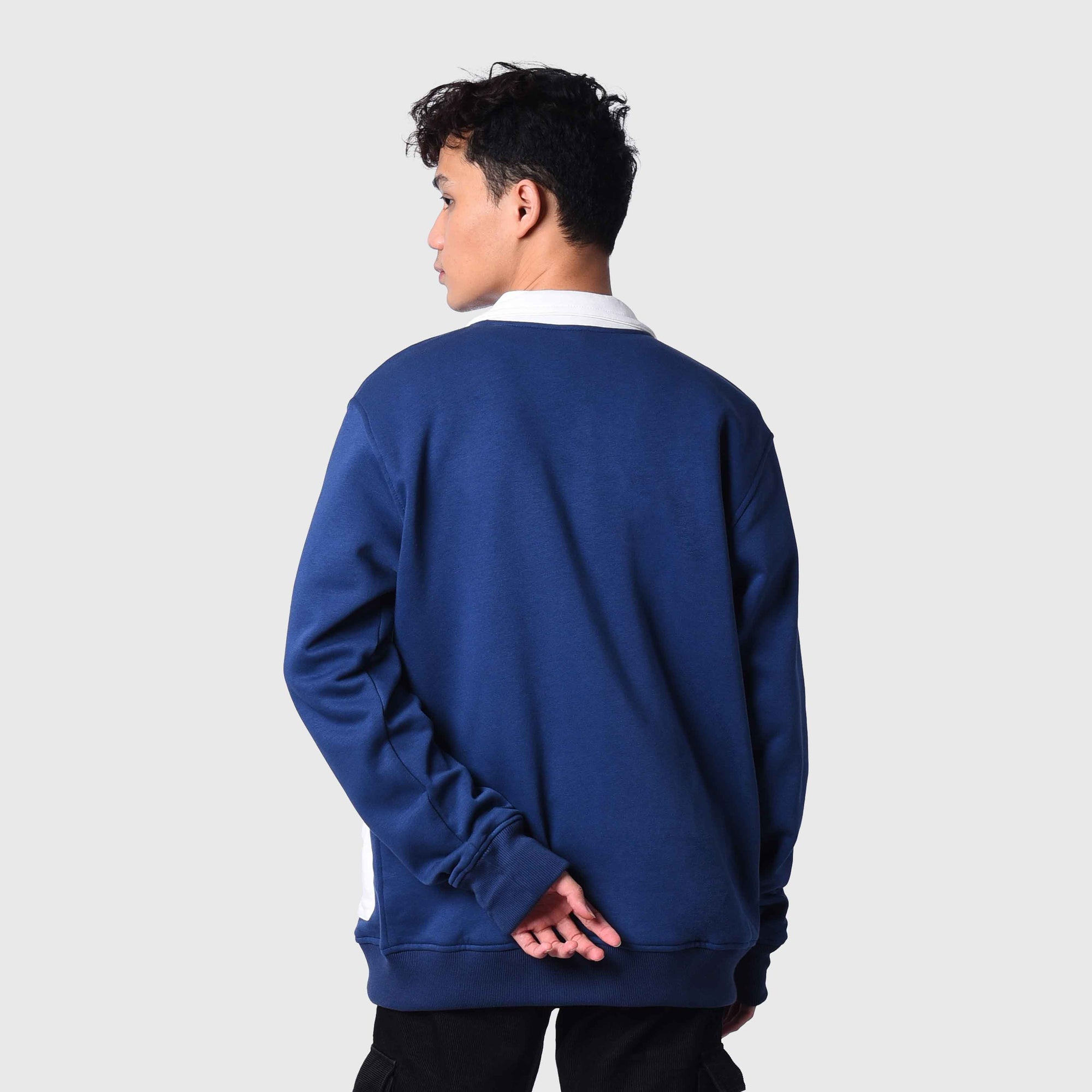 Roughneck VS004 Navy De La Vella Polo Crewneck