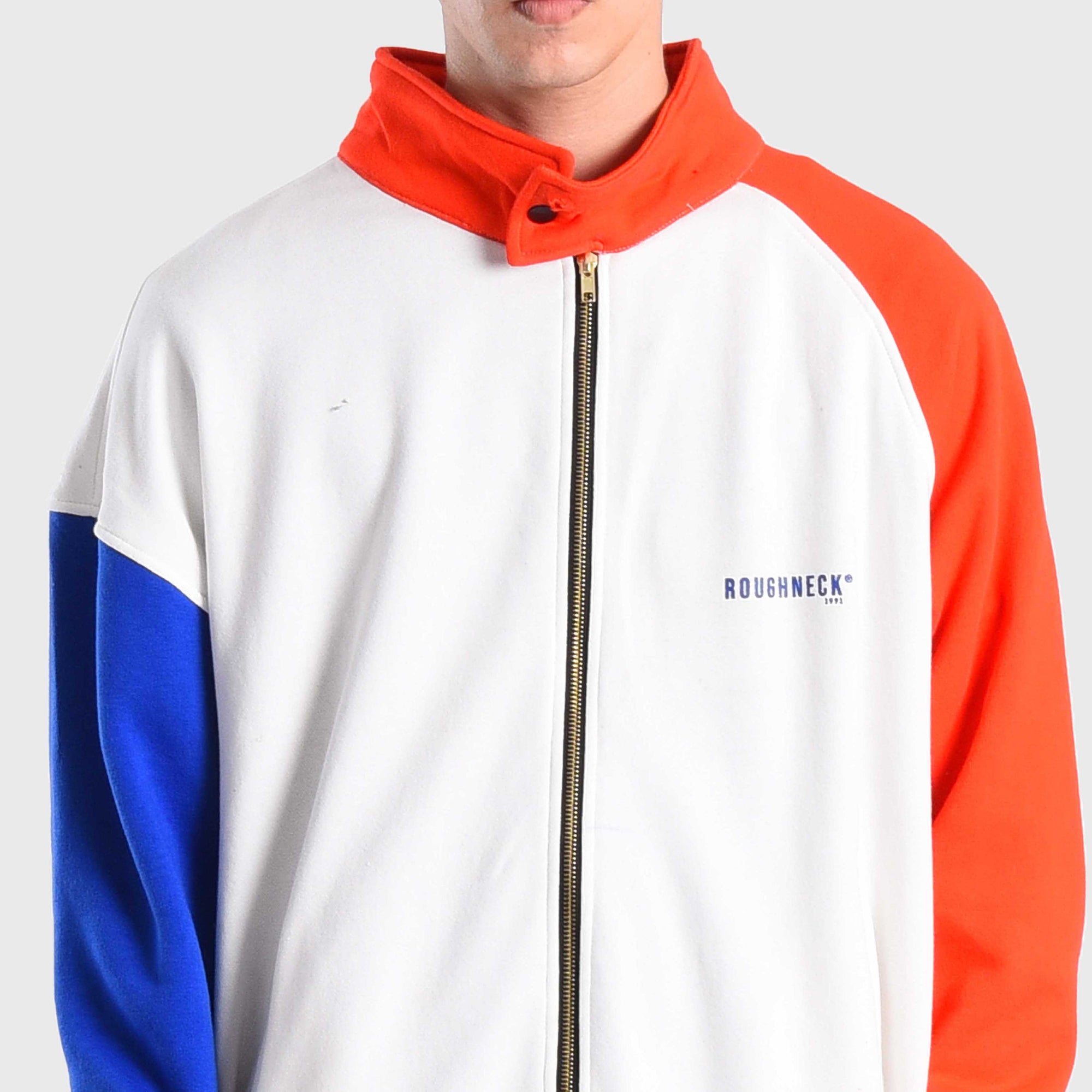 Roughneck SS548 Off White Prime Zipper Crewneck