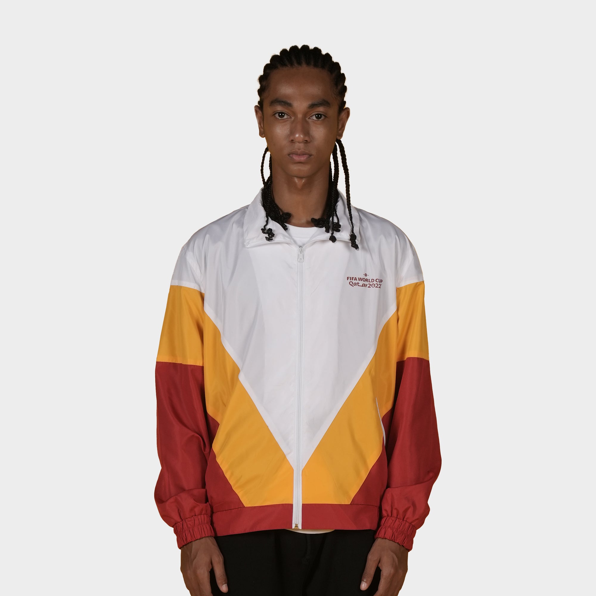 Roughneck FXB001 White Compete Track Jacket