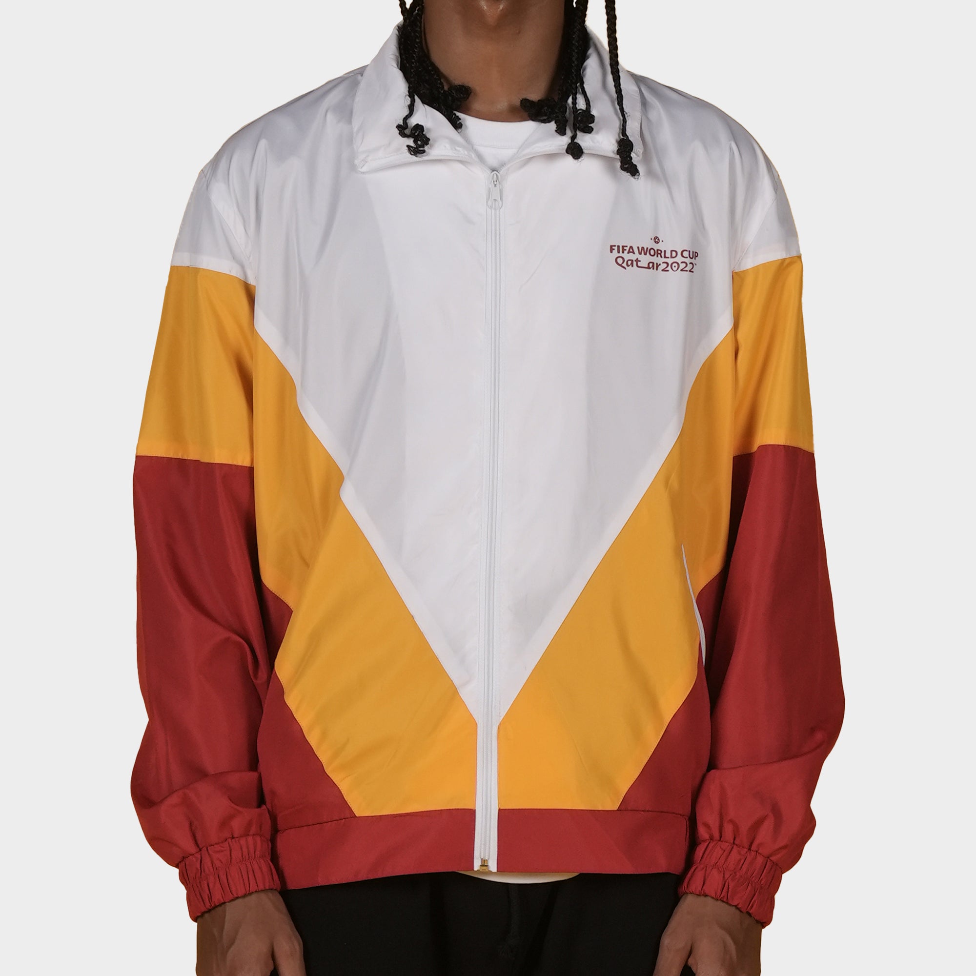 Roughneck FXB001 White Compete Track Jacket