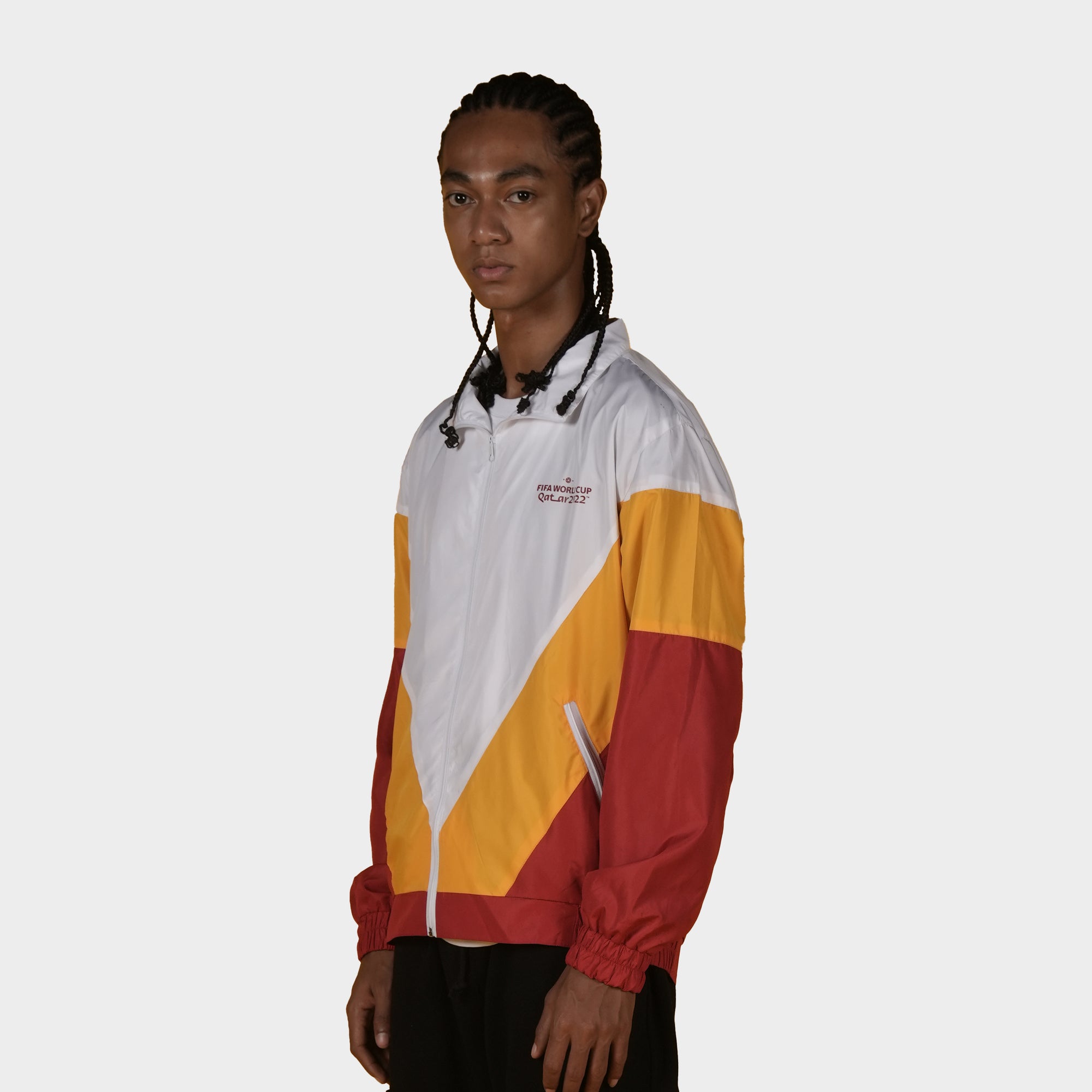 Roughneck FXB001 White Compete Track Jacket