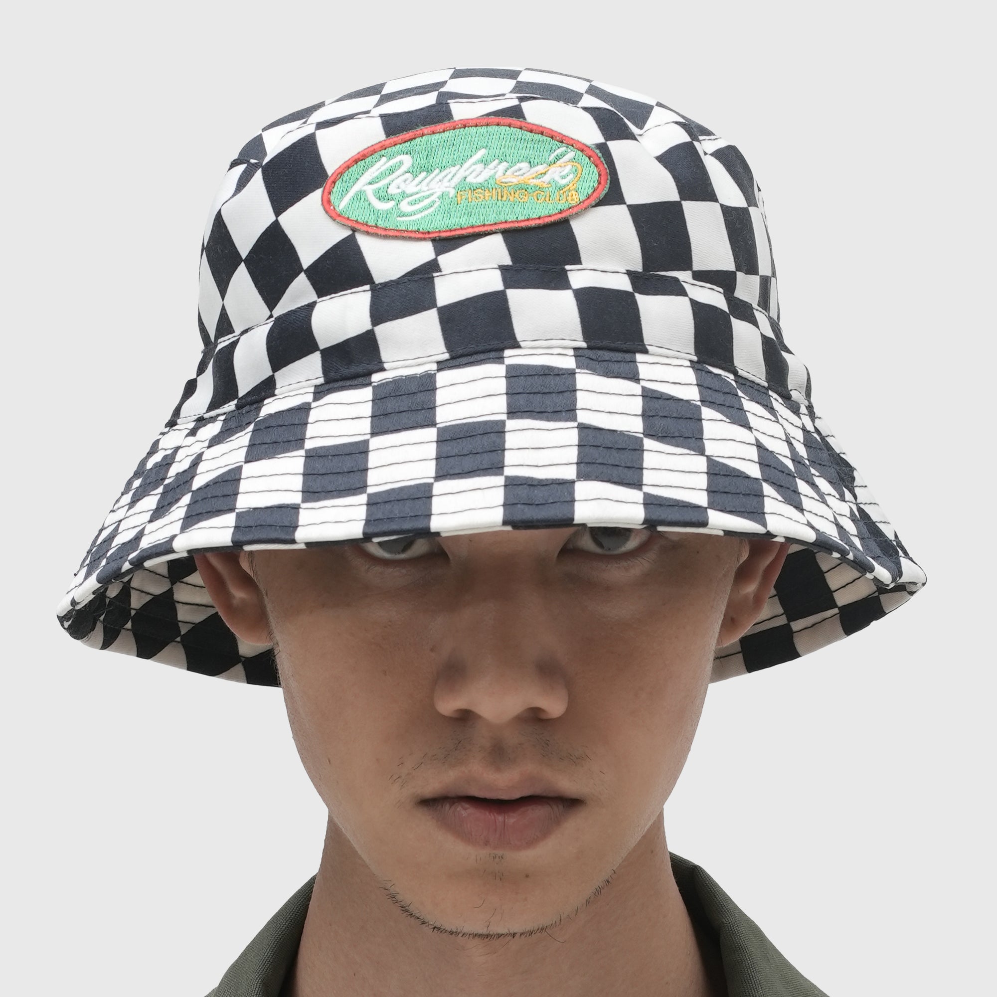 Roughneck CP033 Checkered Fishing Club Bucket Hat