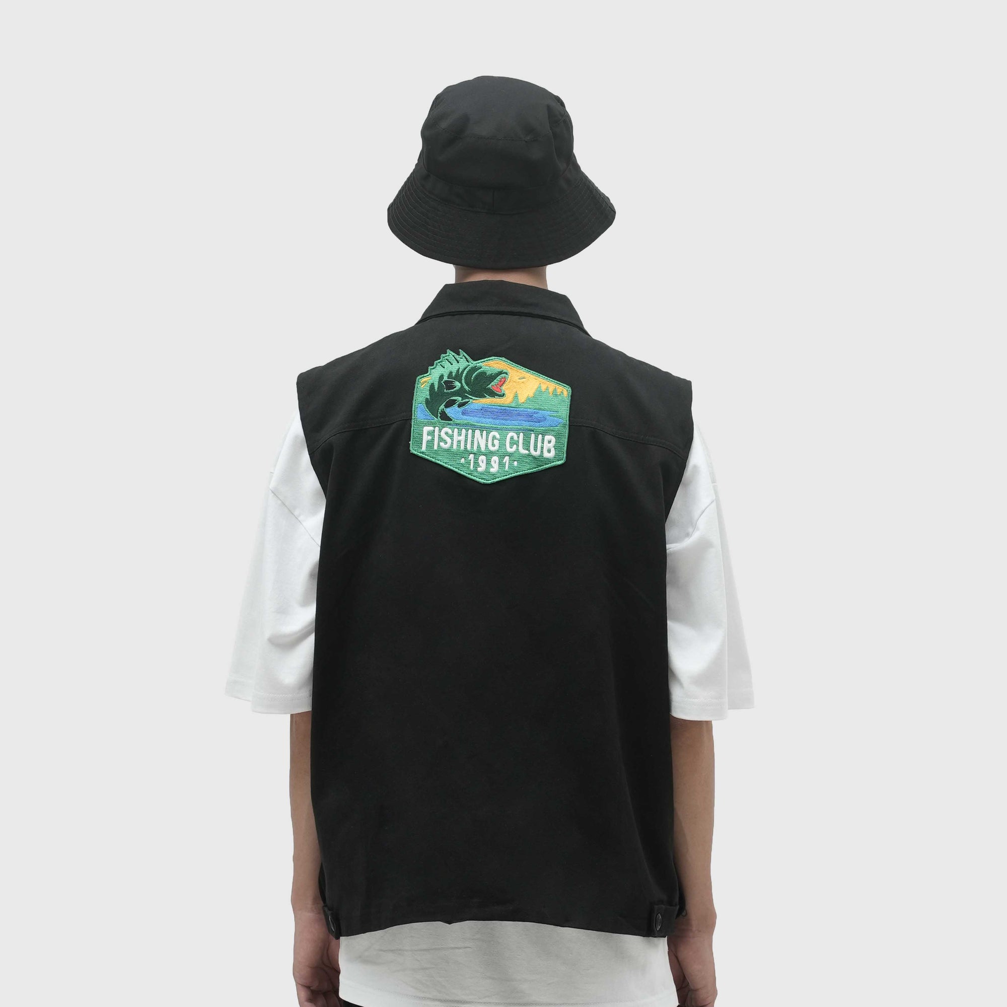 Roughneck V005 Black Fishing Club Vest Jacket