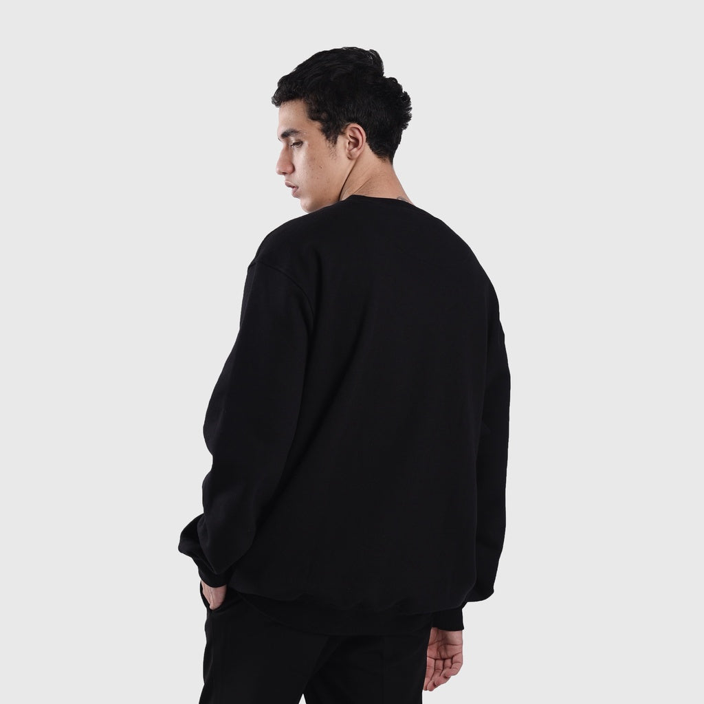 Roughneck SS334 Black Geek Crewneck