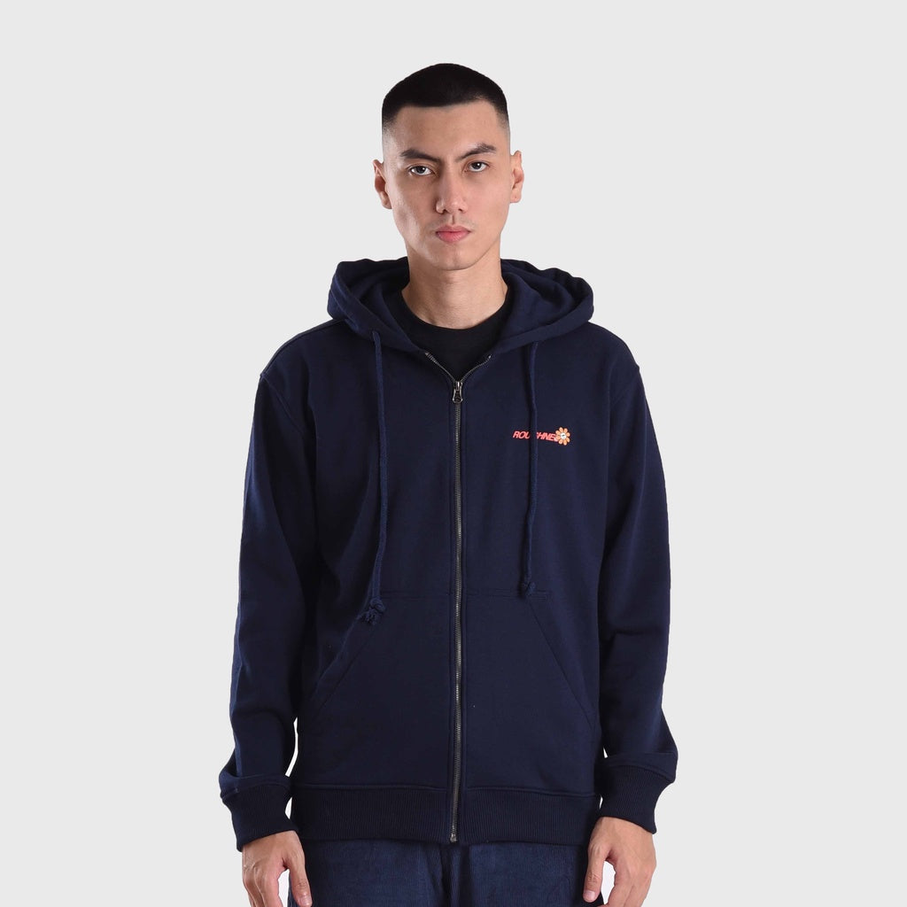 Roughneck HZ029 You Find A Wave Navy Zipper Hoodie