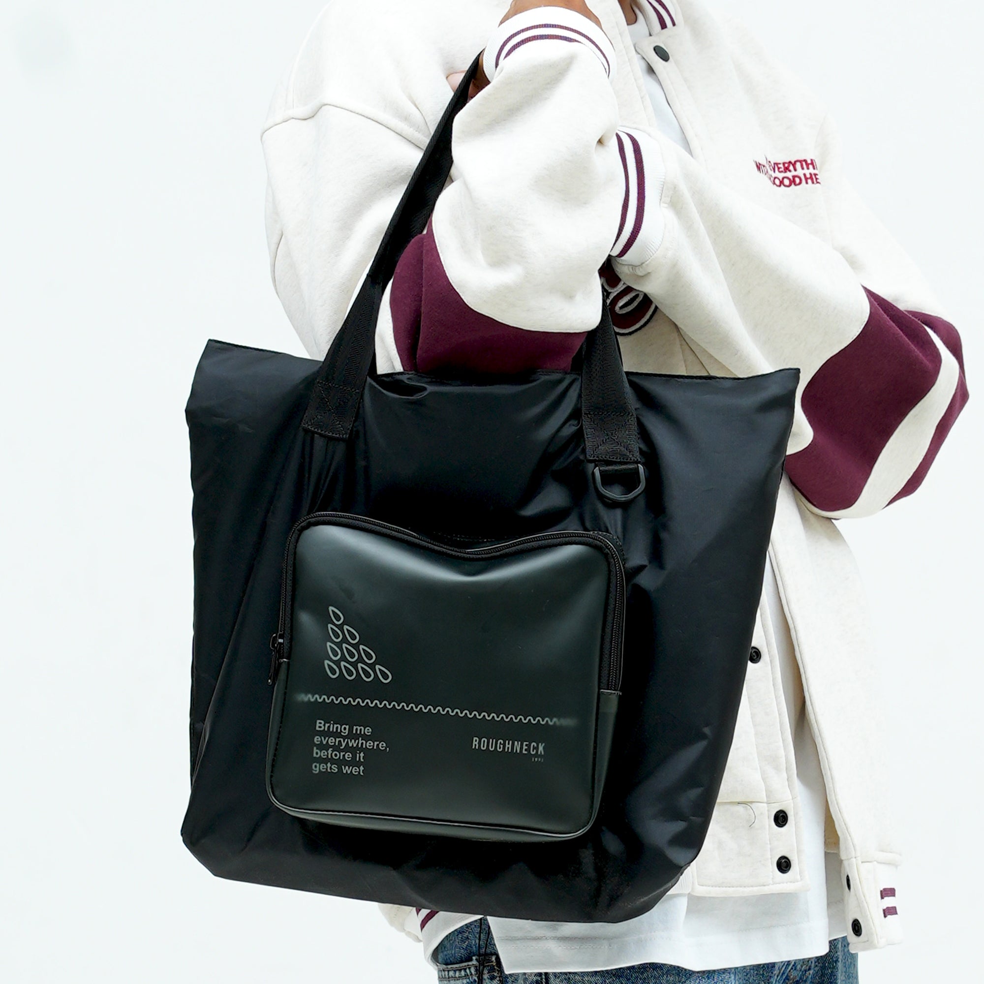 Roughneck TB008 Black Inspired By Society Totebag