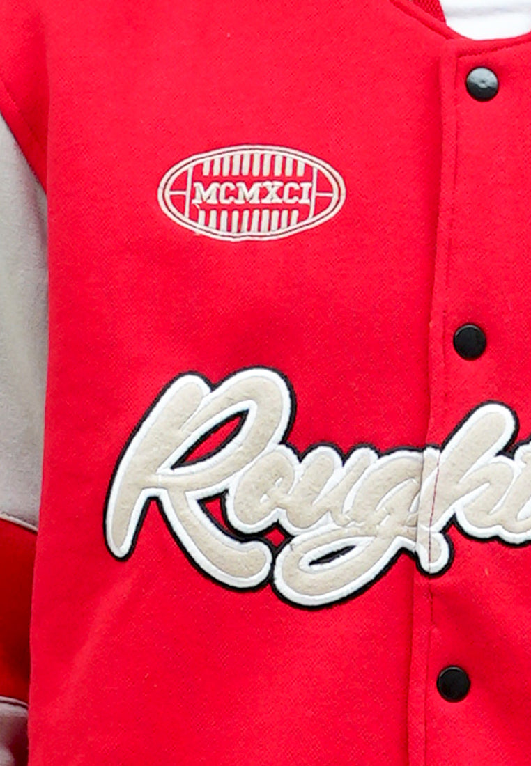 Roughneck VB025 Red Do Everything Varsity Jacket