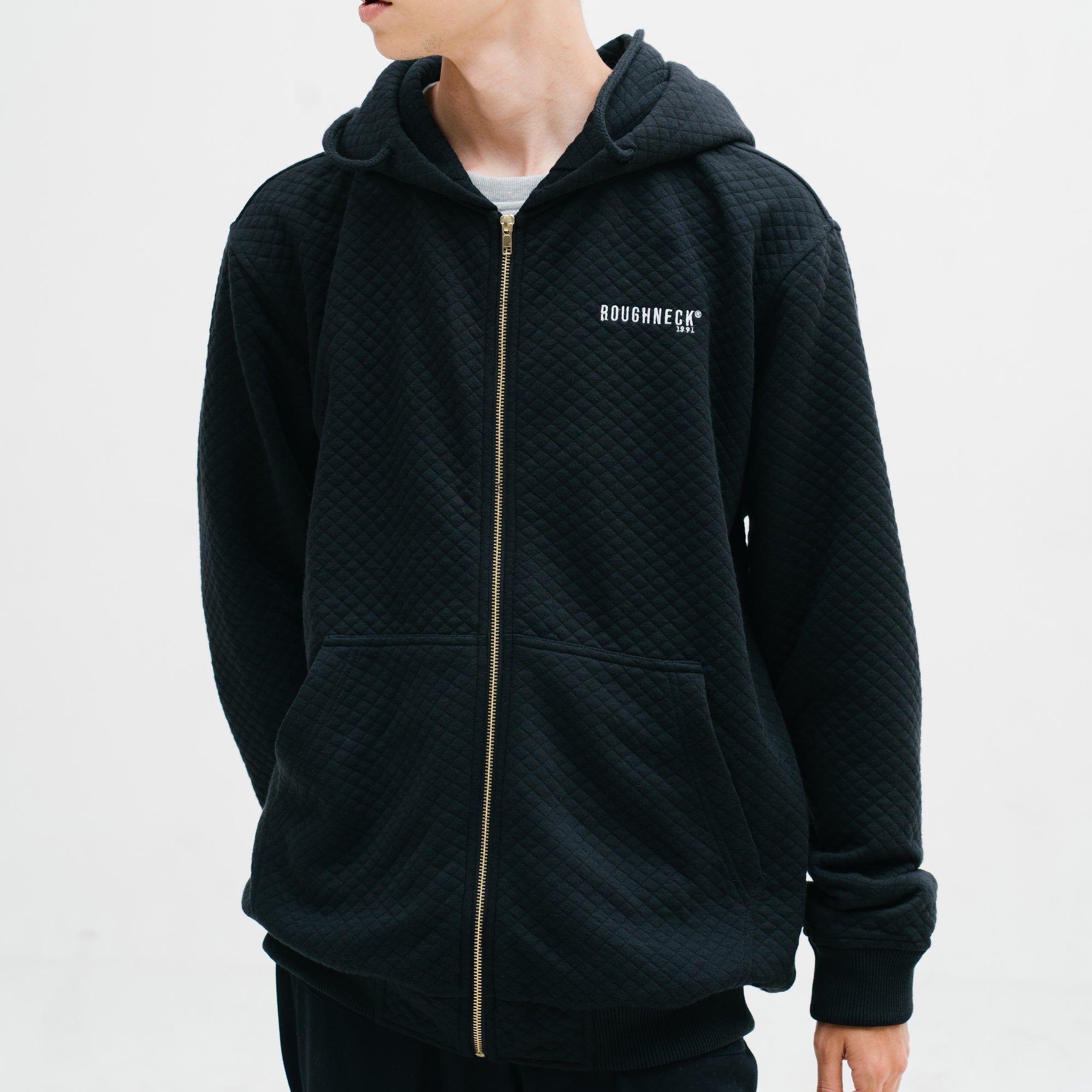 Roughneck HZ069 Black Rochester Zipper Hoodie