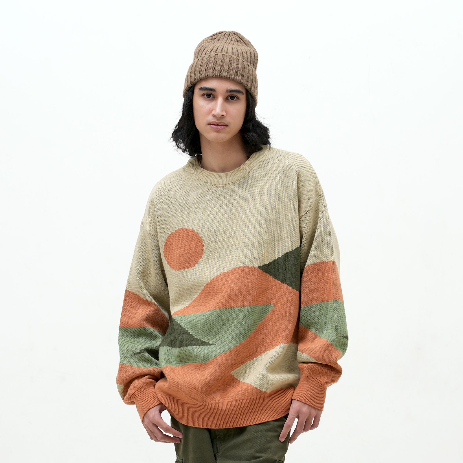 Roughneck RS003 Multi Color Geo Knitwear