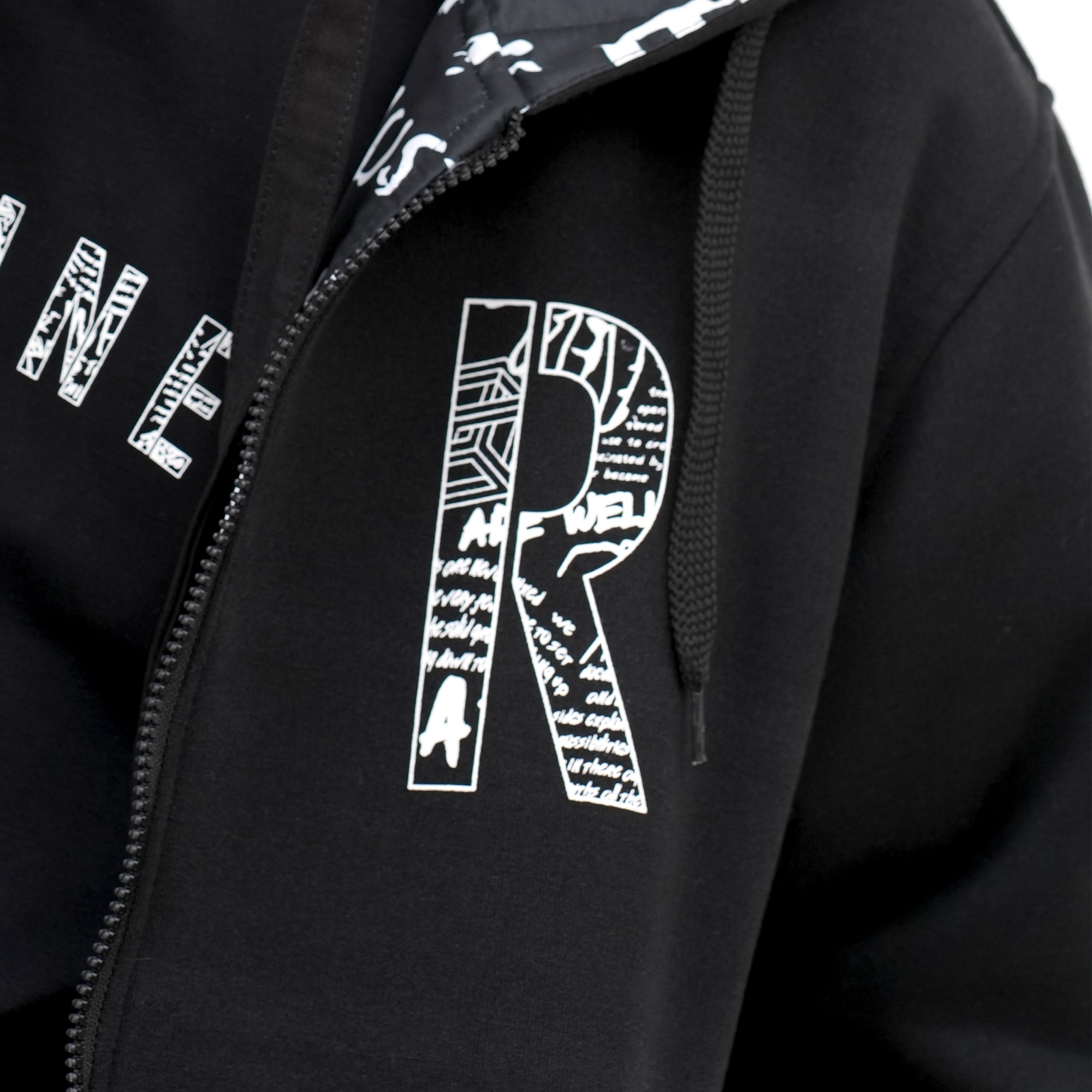 Roughneck RXWB003 Black RN X WBRN Reversible Zipper Hoodie