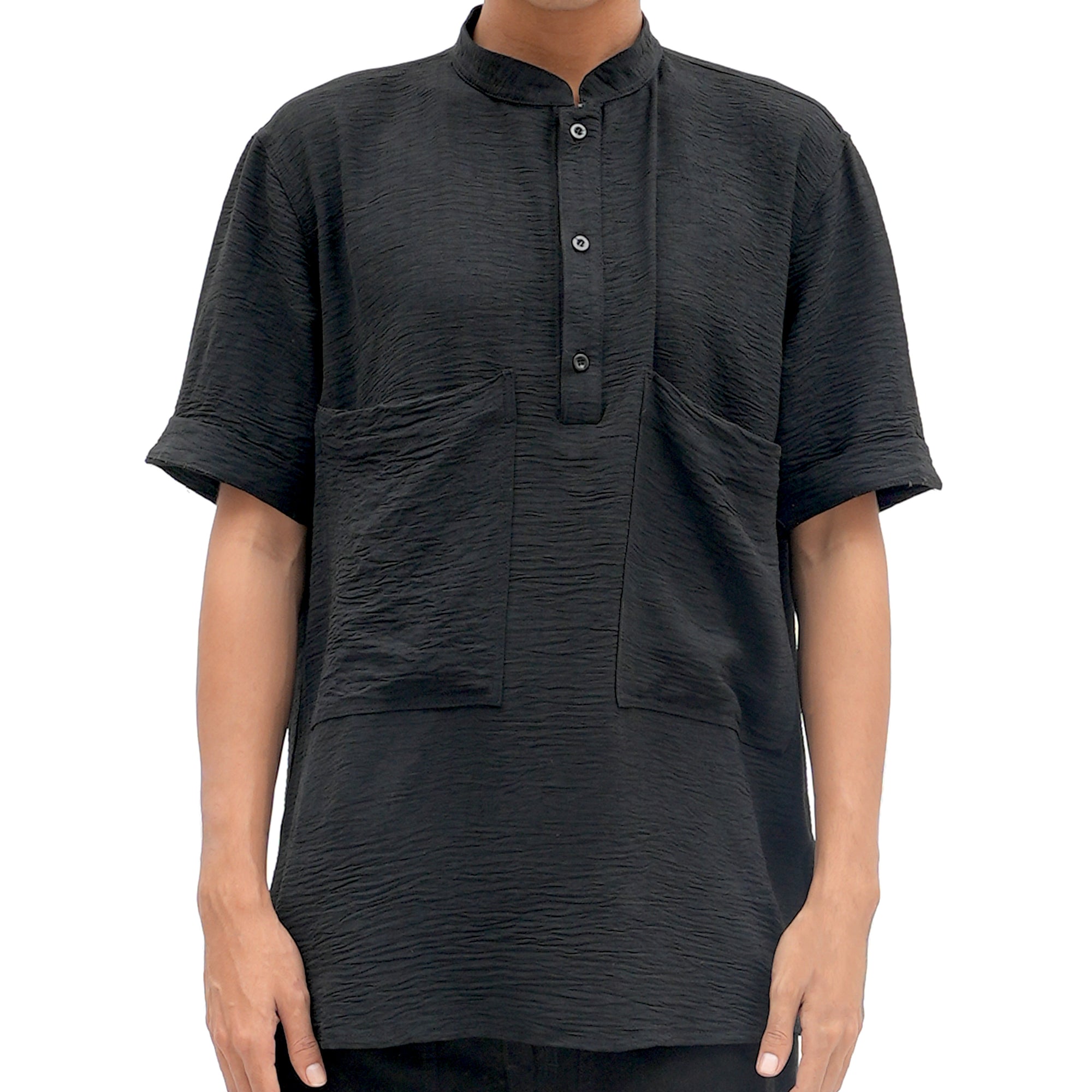 Roughneck KS204 Black Sulama Oversize Koko Shirt