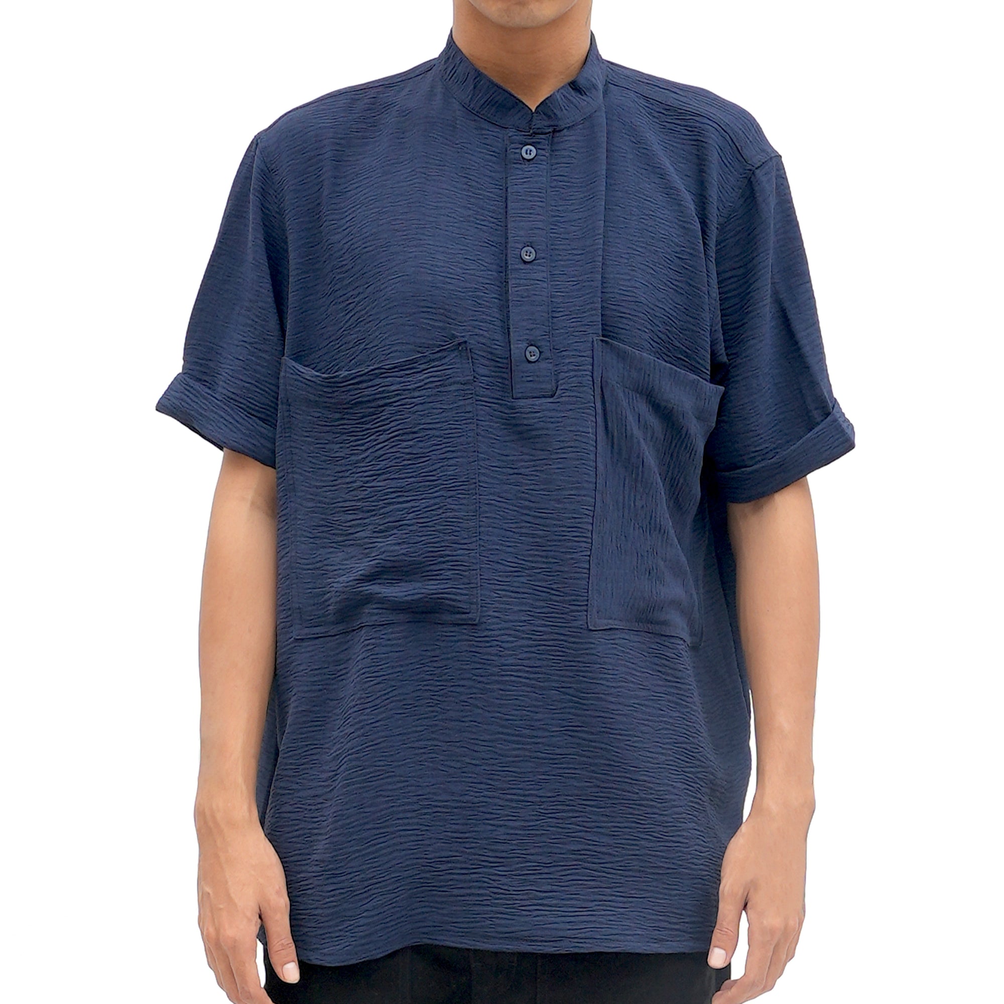 Roughneck KS206 Navy Sulama Oversize Koko Shirt