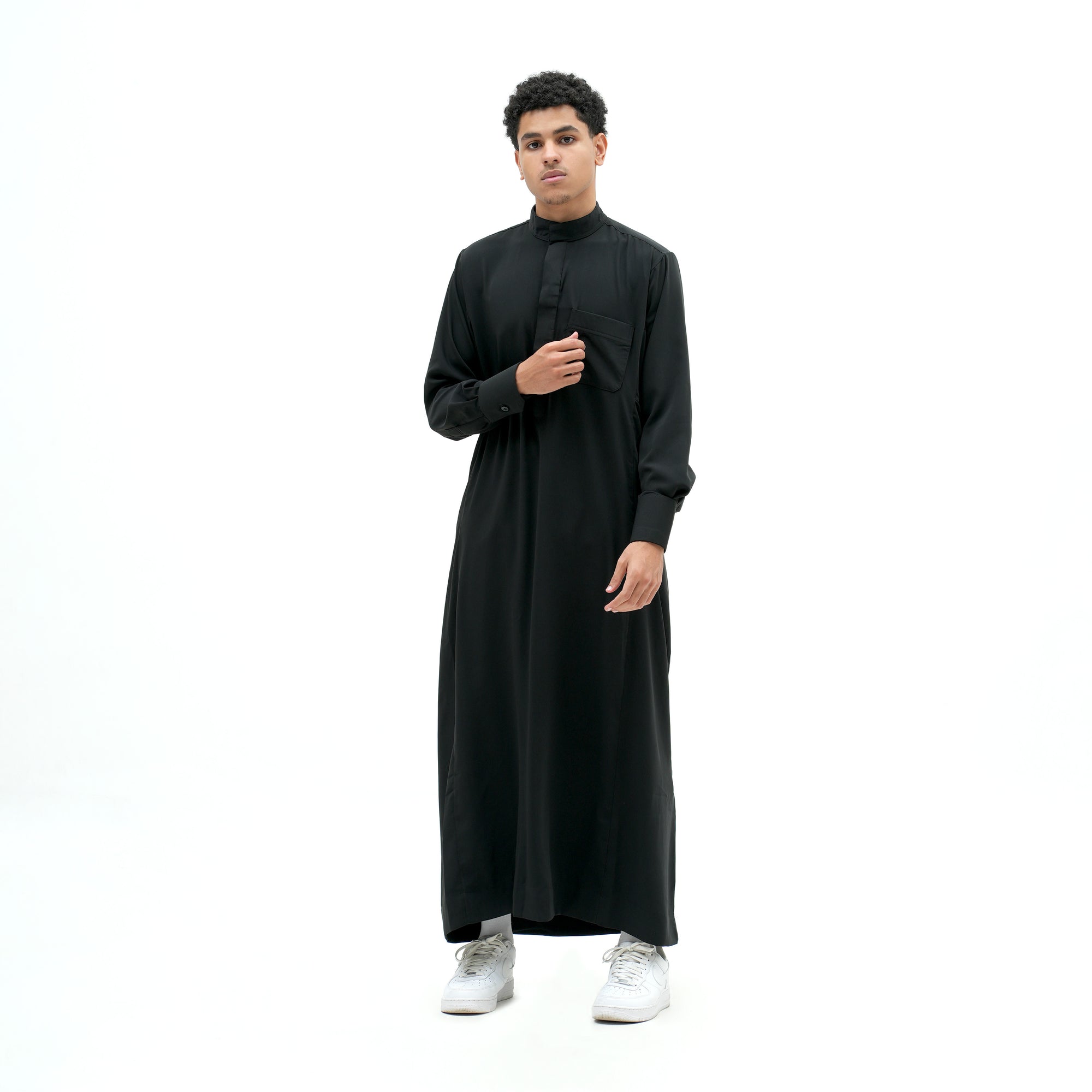 Roughneck GS013 Black Al-Thawb Gamis Shirt